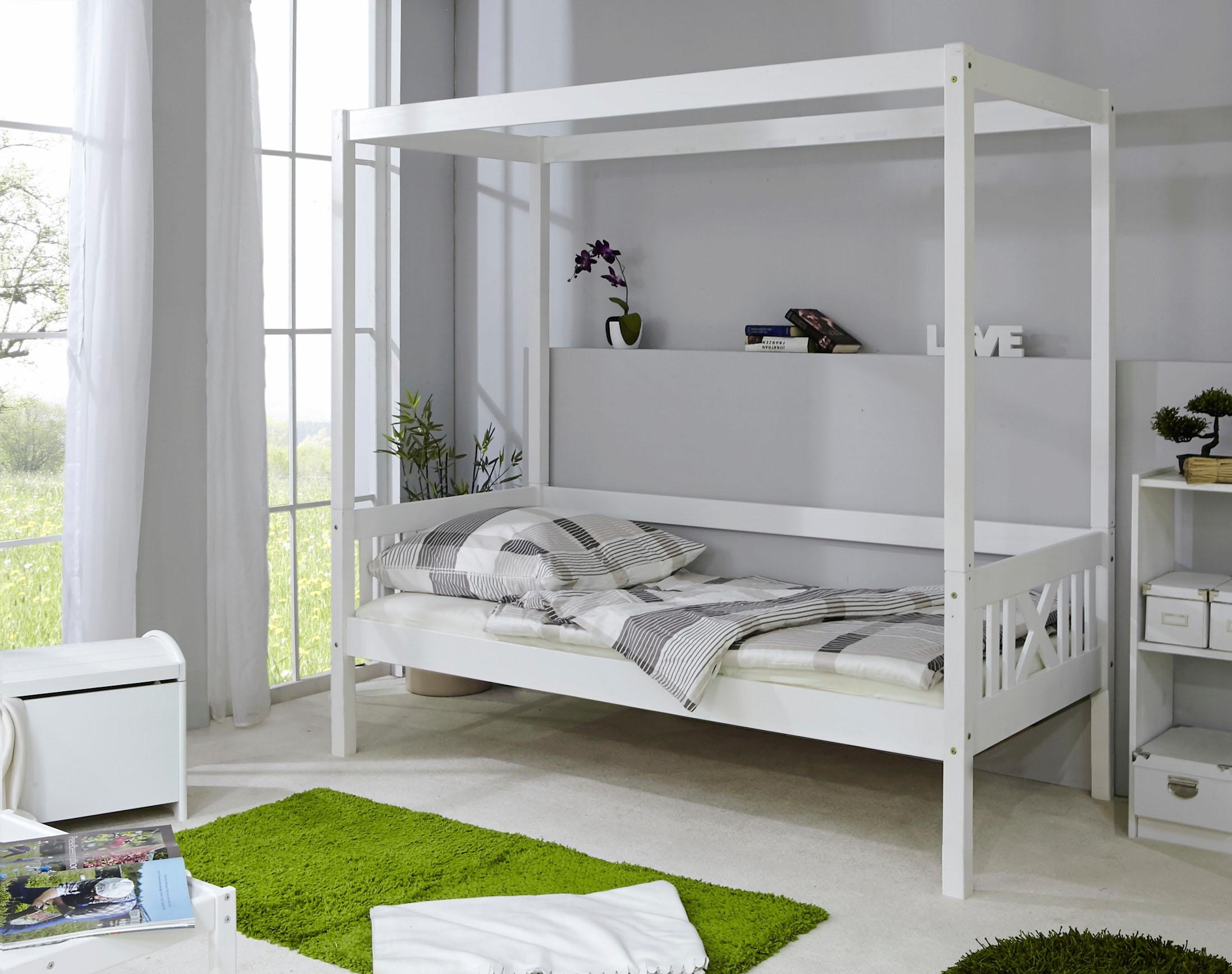 Ticaa Himmelbett »Lino«, in diversen Breiten, Kiefer