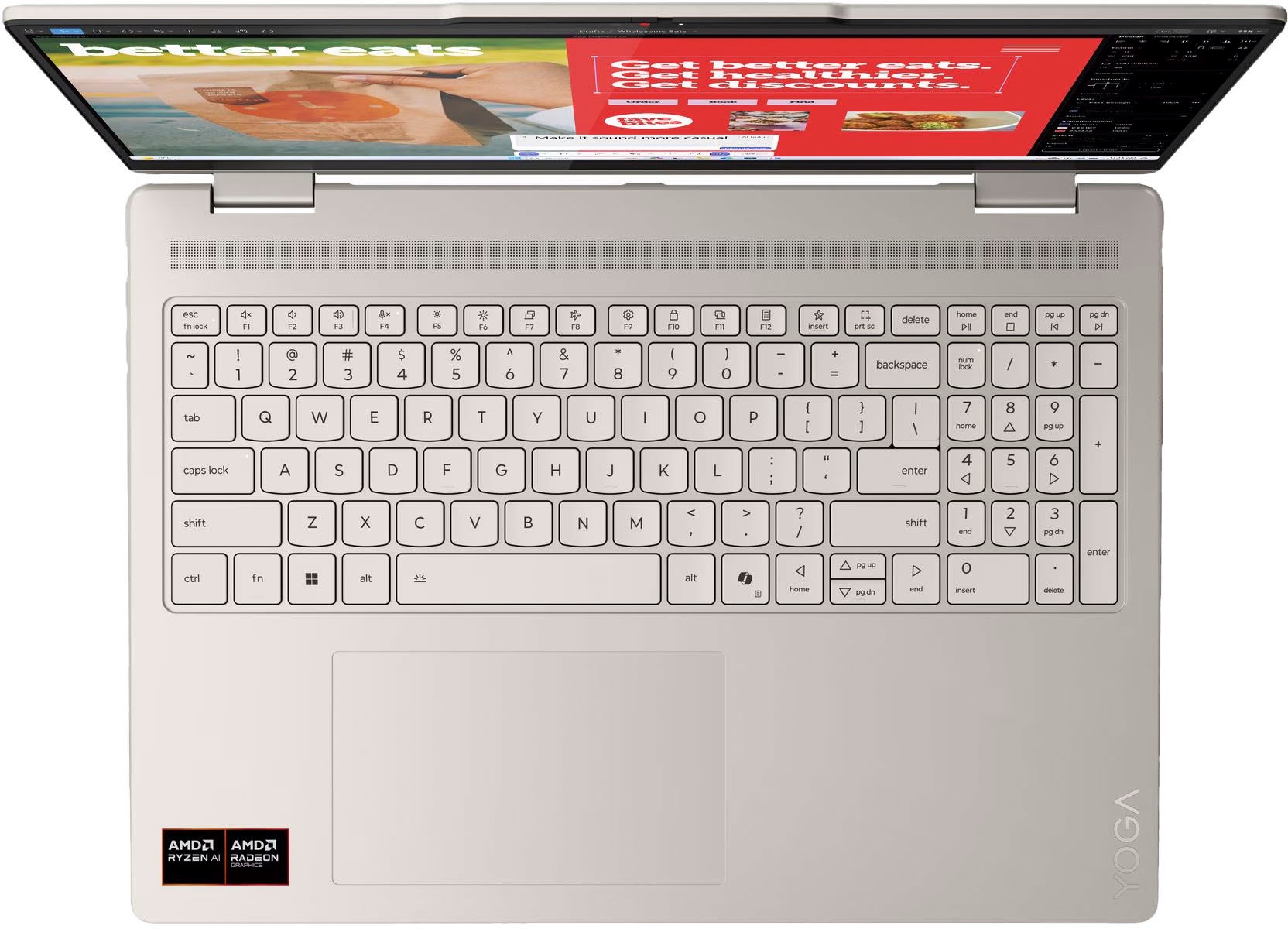 Lenovo Convertible Notebook »Yoga 7 2-in-1 16AKP10«, 40,6 cm, / 16 Zoll, AMD, Ryzen™ AI 7, Radeon 860M, 1000 GB SSD