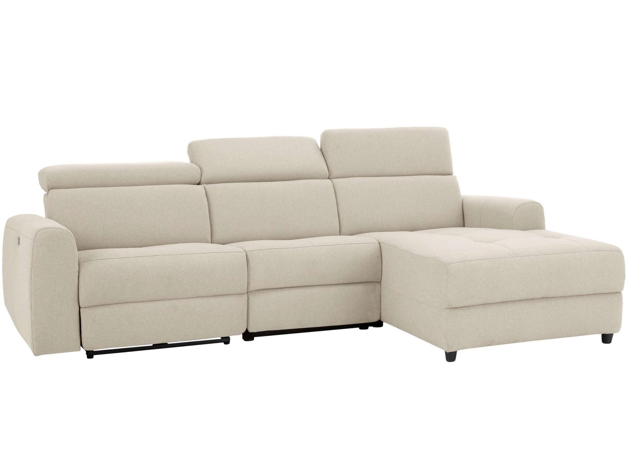 Home affaire Ecksofa »Sentrano, L-Form,«, 275 cm, man. o. elektr. Relaxfunktion und USB/Kopfverstellung