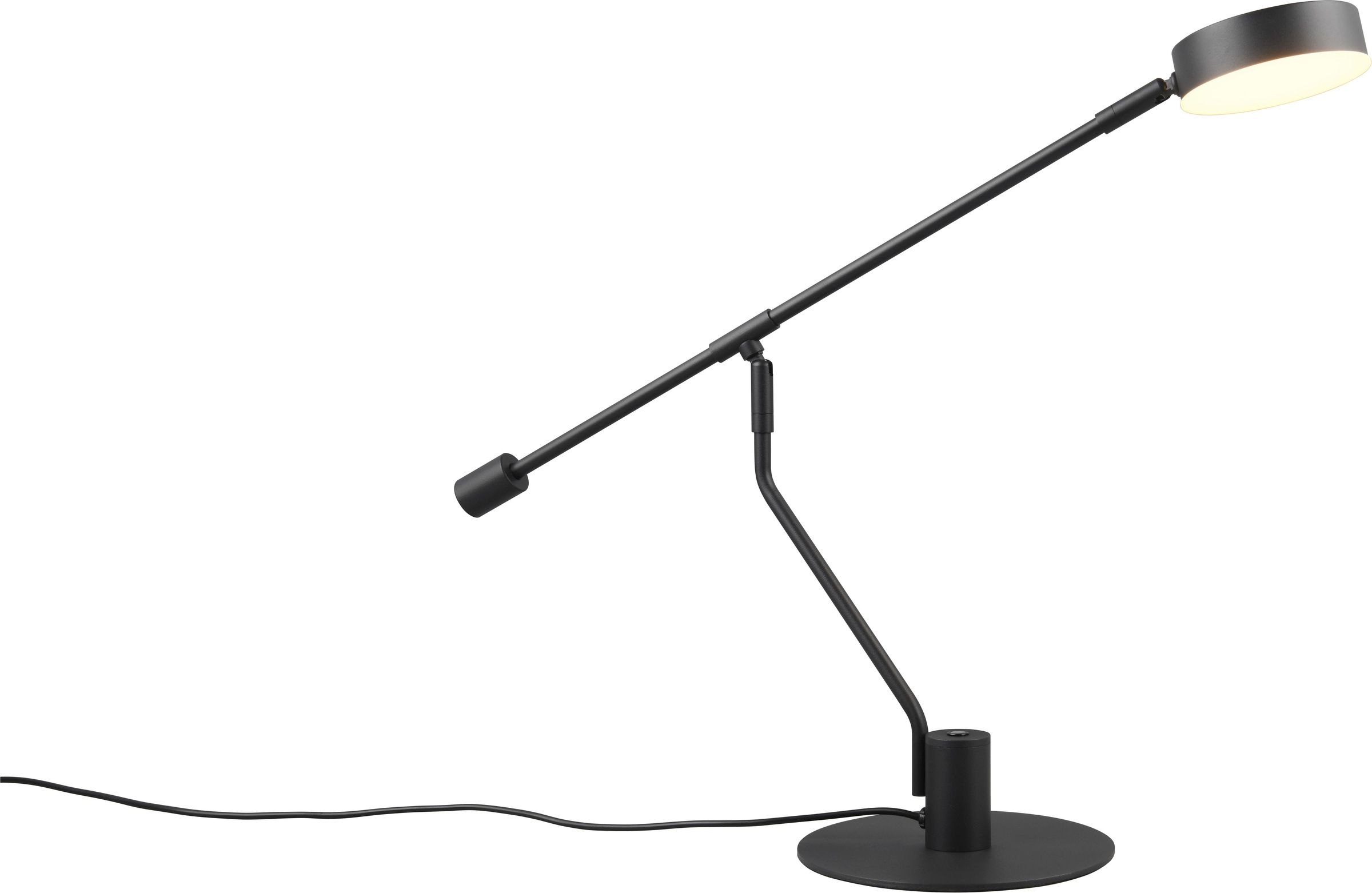 TRIO Leuchten LED Schreibtischlampe »MANDURO, LED Tischleuchte Leseleuchte 6W 560 Lumen CCT dimmbar« LED-Board 1 Stk. Farbwechsler 2700-6500K warmweiß bis kaltweiß und per Touch stufenlos dimmbar
