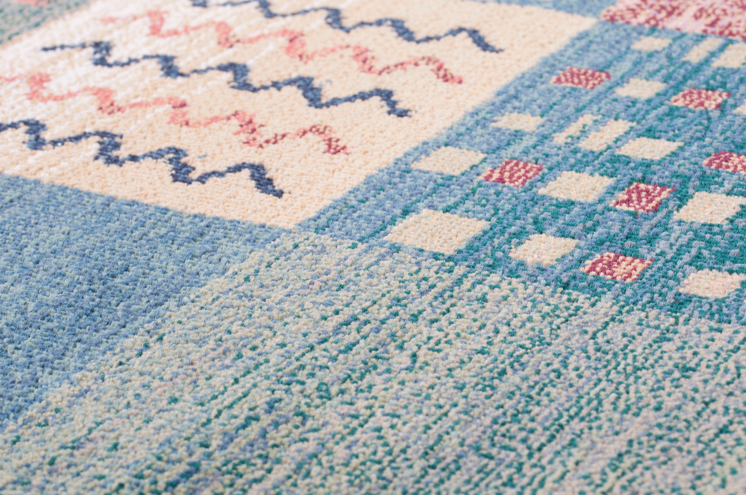 THEKO Teppich »Gabiro 2274«, rechteckig, 10 mm Höhe, Kurzflor, Patchwork Design, Wohnzimmer