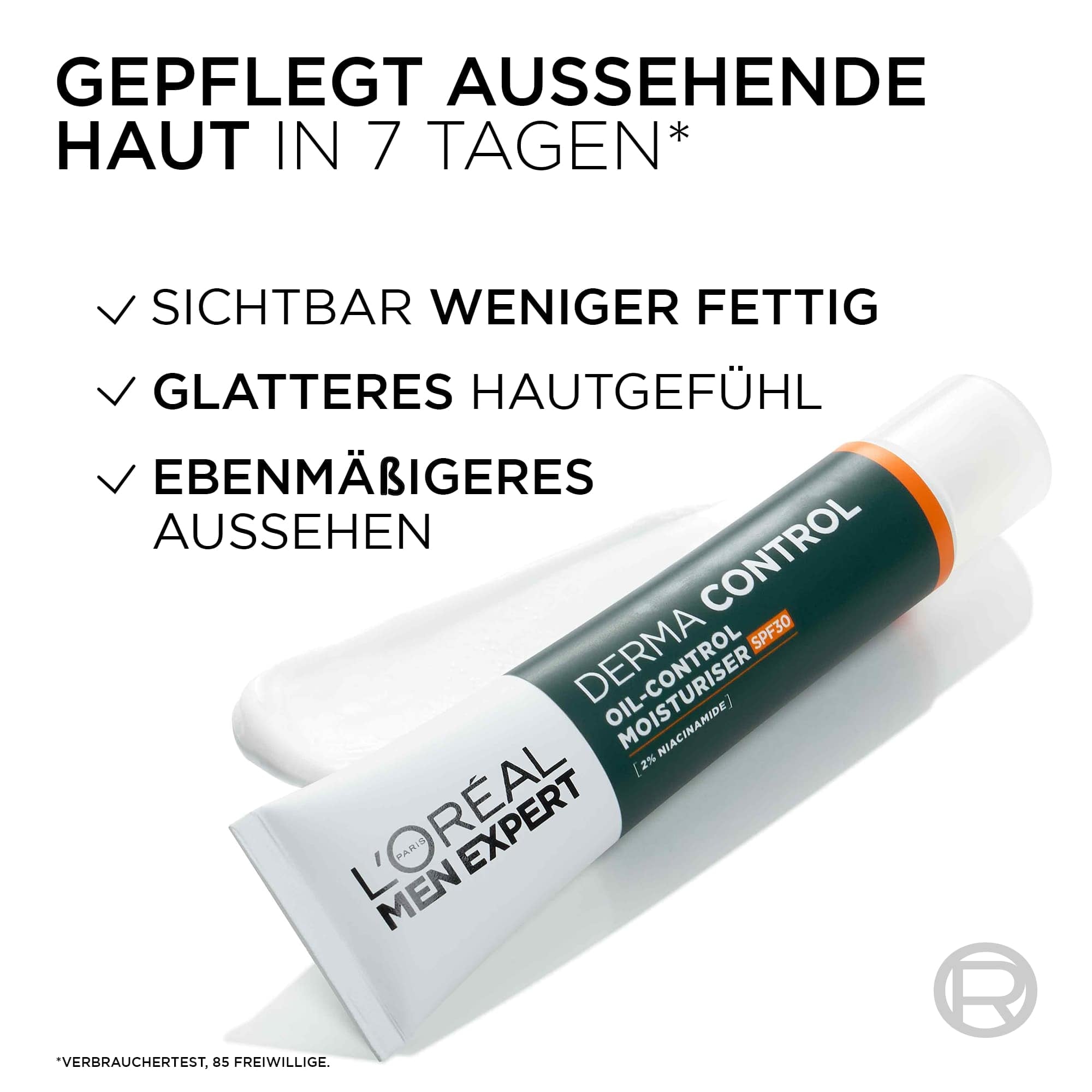 L'ORÉAL PARIS MEN EXPERT Pflegestift »L'Oréal Men Expert Derma Control Oil-Control Feuchtigkeitspflege«, LSF 30, behandelt fettige und zu Unreinheiten neigende Haut.