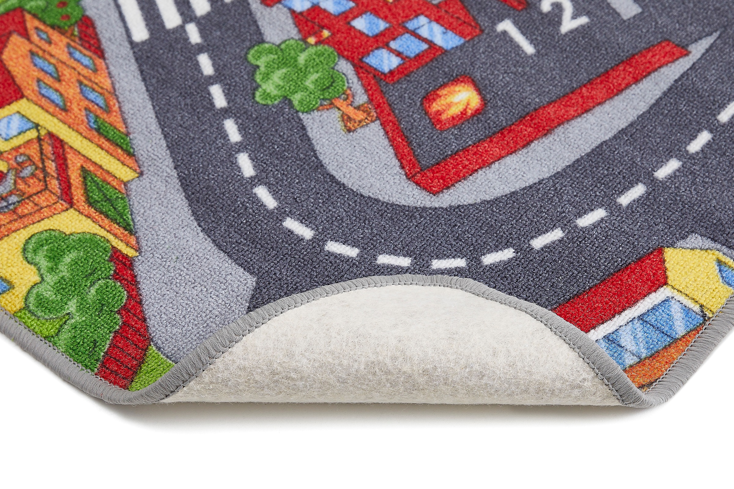 Andiamo Kinderteppich »Straße Lagerräumung«, rechteckig, 5 mm Höhe, Straßen-Spiel-Teppich, Sonderposten, für Mädchen & Jungen