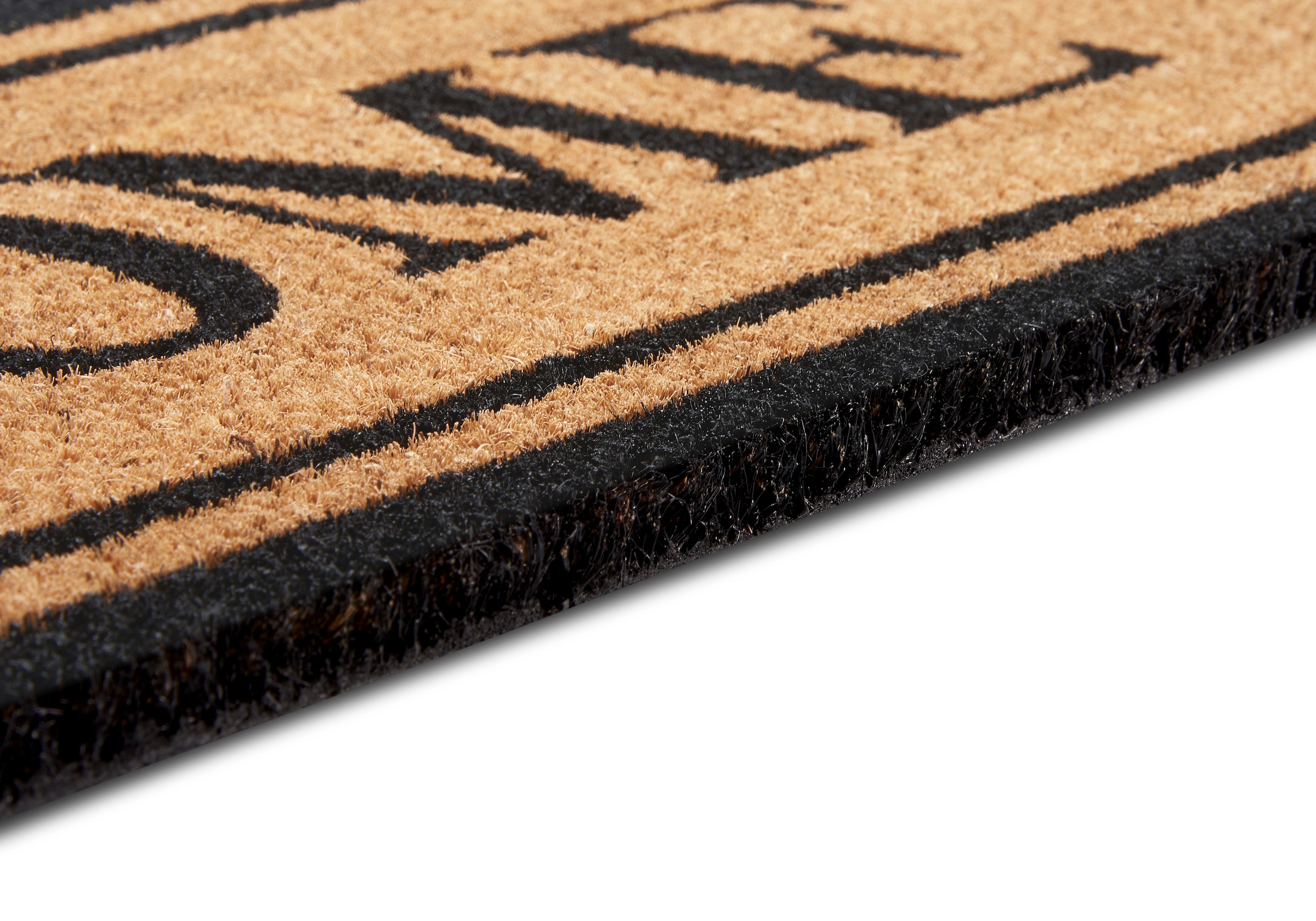 HANSE Home Fußmatte »Mix Mats Kokos Wide Home Border, Türmatte«, rechteckig, 15 mm Höhe, Kokos, Schmutzfangmatte, Outdoor, Rutschfest, Innen, Kokosmatte, Flur
