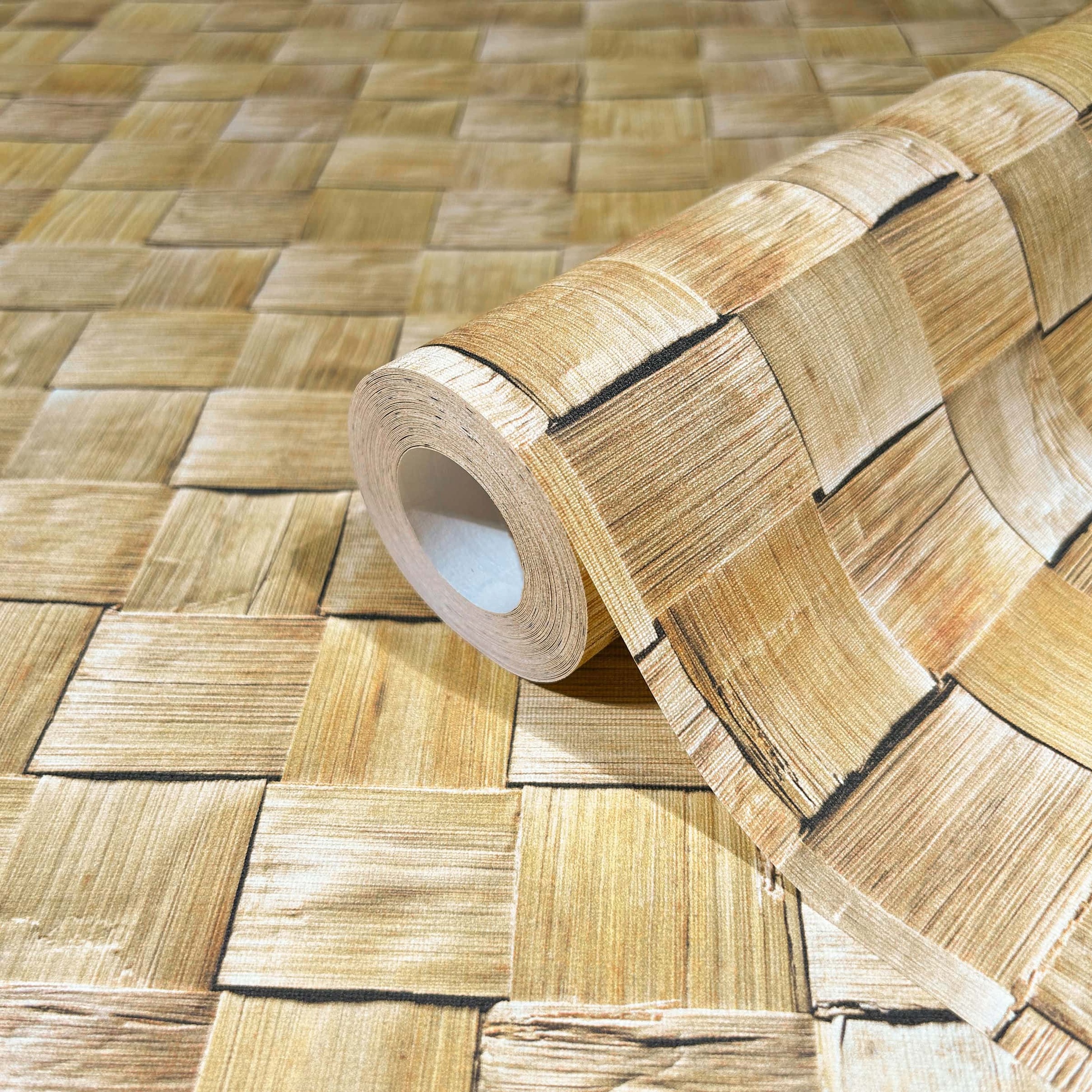Marburg Vliestapete »Tapete Wooden Panels«, Holz, moderne Vliestapete für Wohnzimmer Schlafzimmer Küche