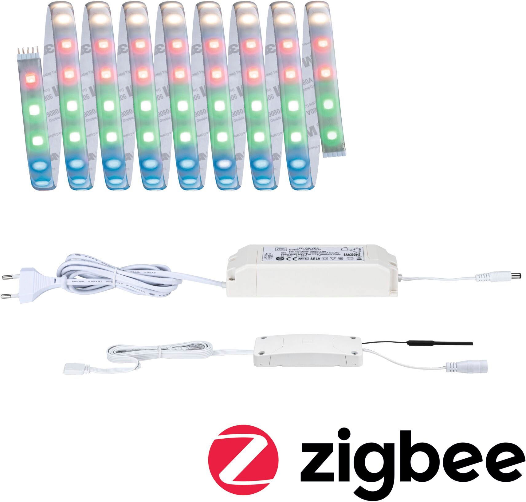 Paulmann LED-Streifen »MaxLED 500 RGBW Smart Home Zigbee 3m IP44 27W 1200lm beschichtet«, 1 St.-flammig