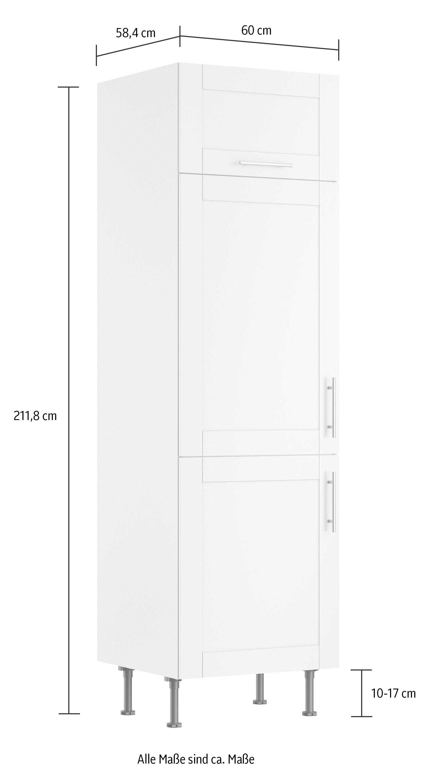 KOCHSTATION Kühlumbauschrank »KS-Ahus« Breite 60 cm