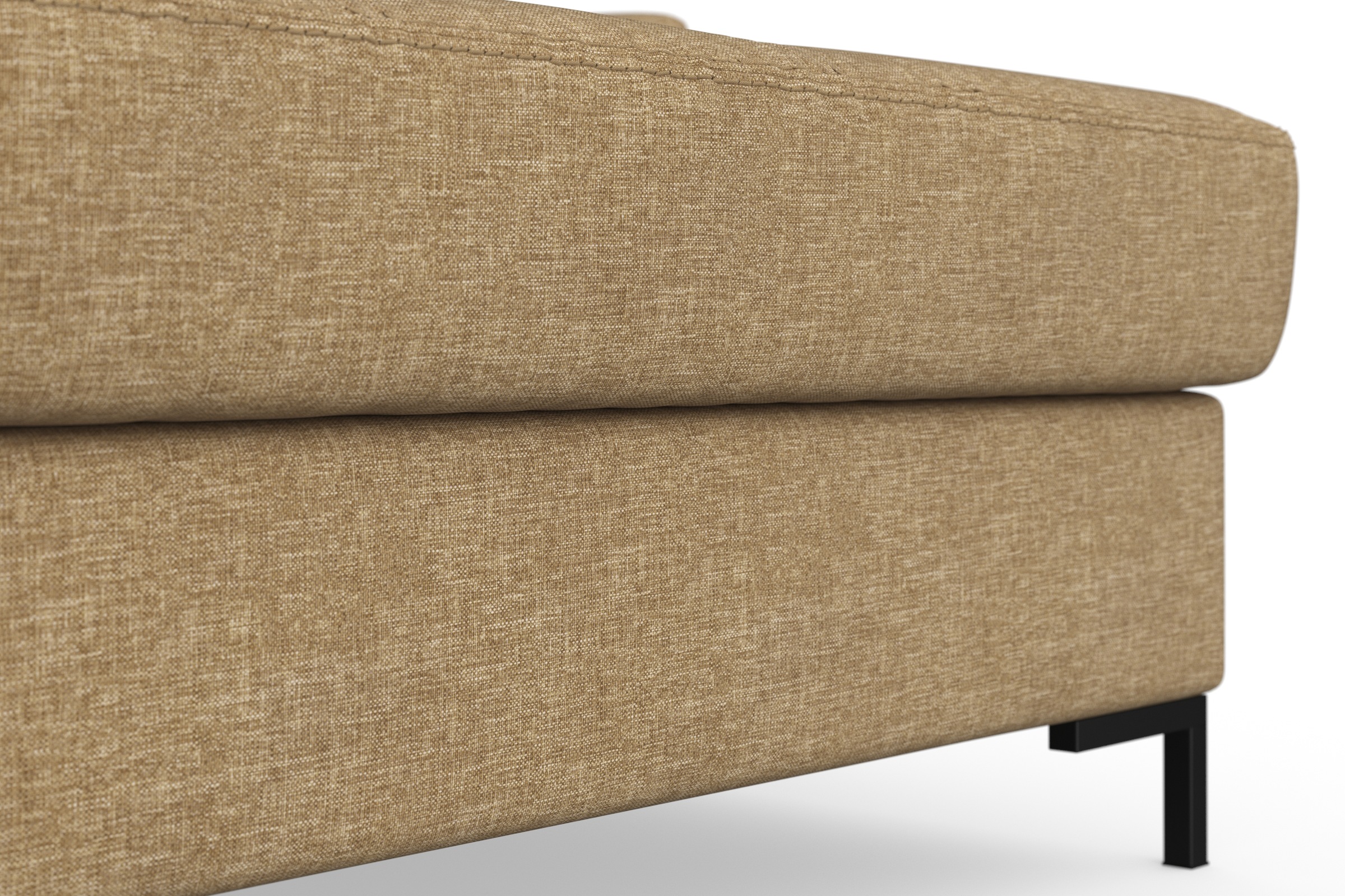 DOMO collection Ecksofa »Capelo, komfortabel, klare Linien zeichnen dieses Design aus, L-Form« mit Armteilverstellung, wahlweise mit Bettfunktion, Federkern