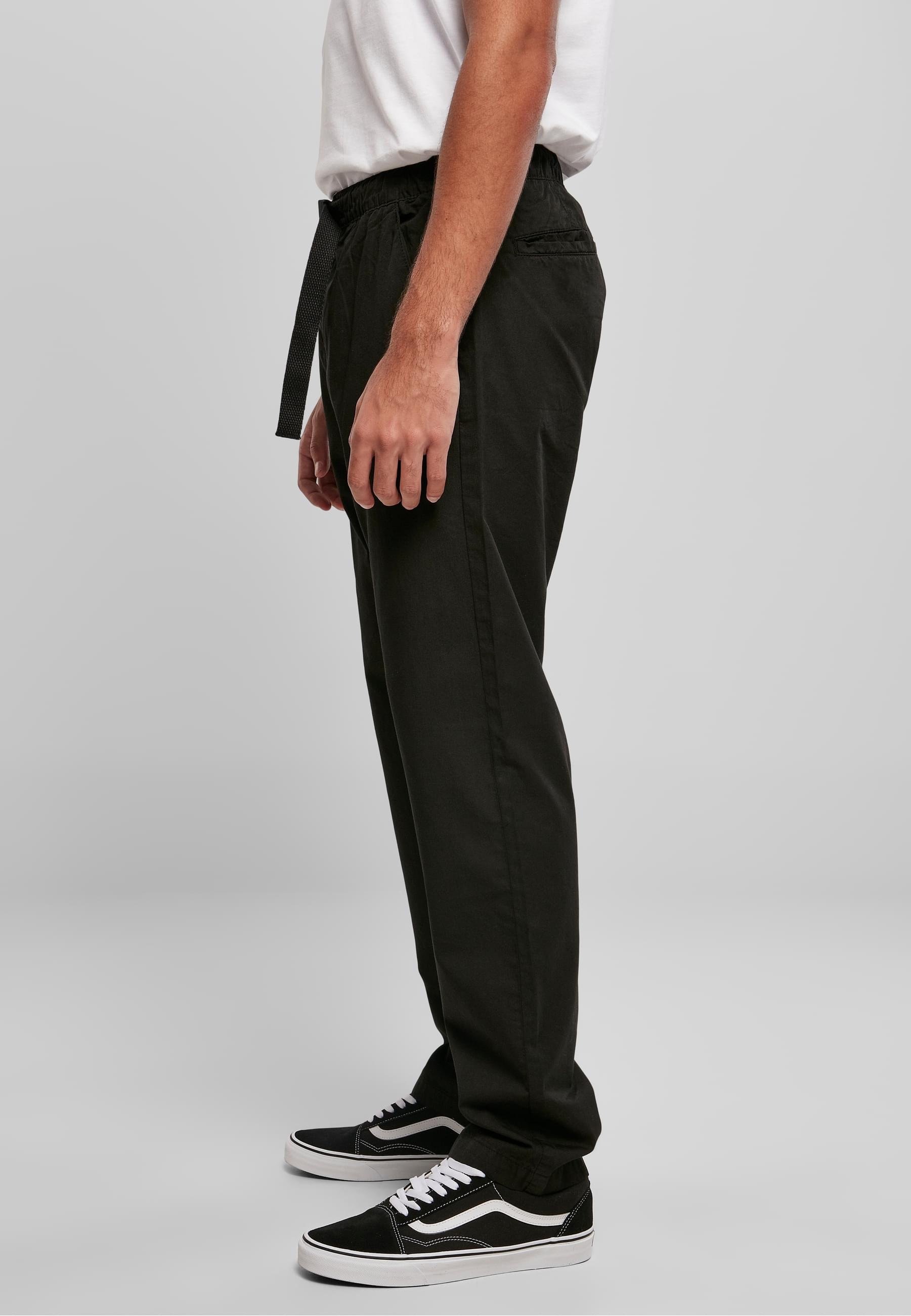 URBAN CLASSICS Stoffhose »Urban Classics Herren Straight Leg Chino with Belt«