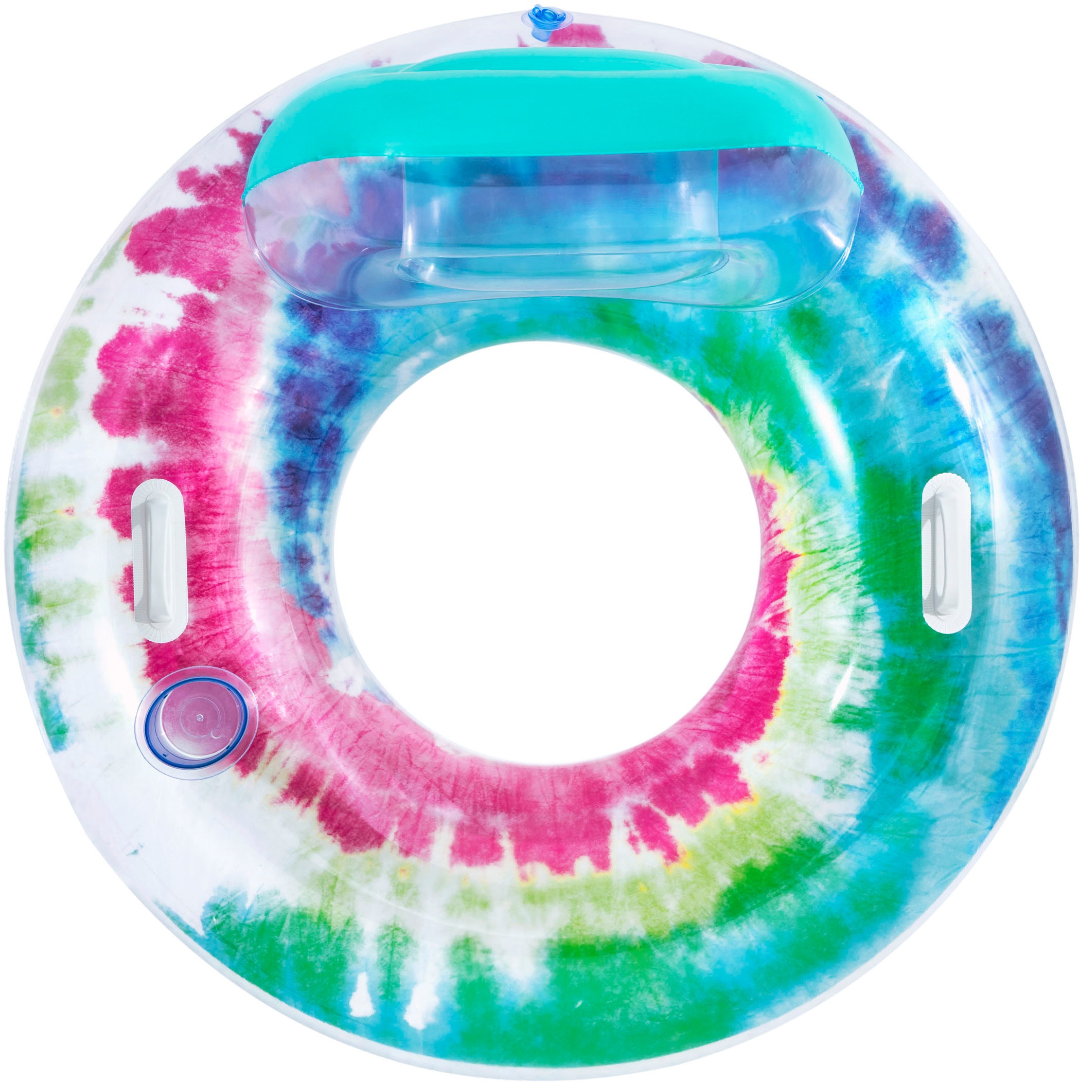 Bestway Schwimmring »Tie Dye«, max. Belastbarkeit 90 kg, mit Kopfstütze und Haltegriffen