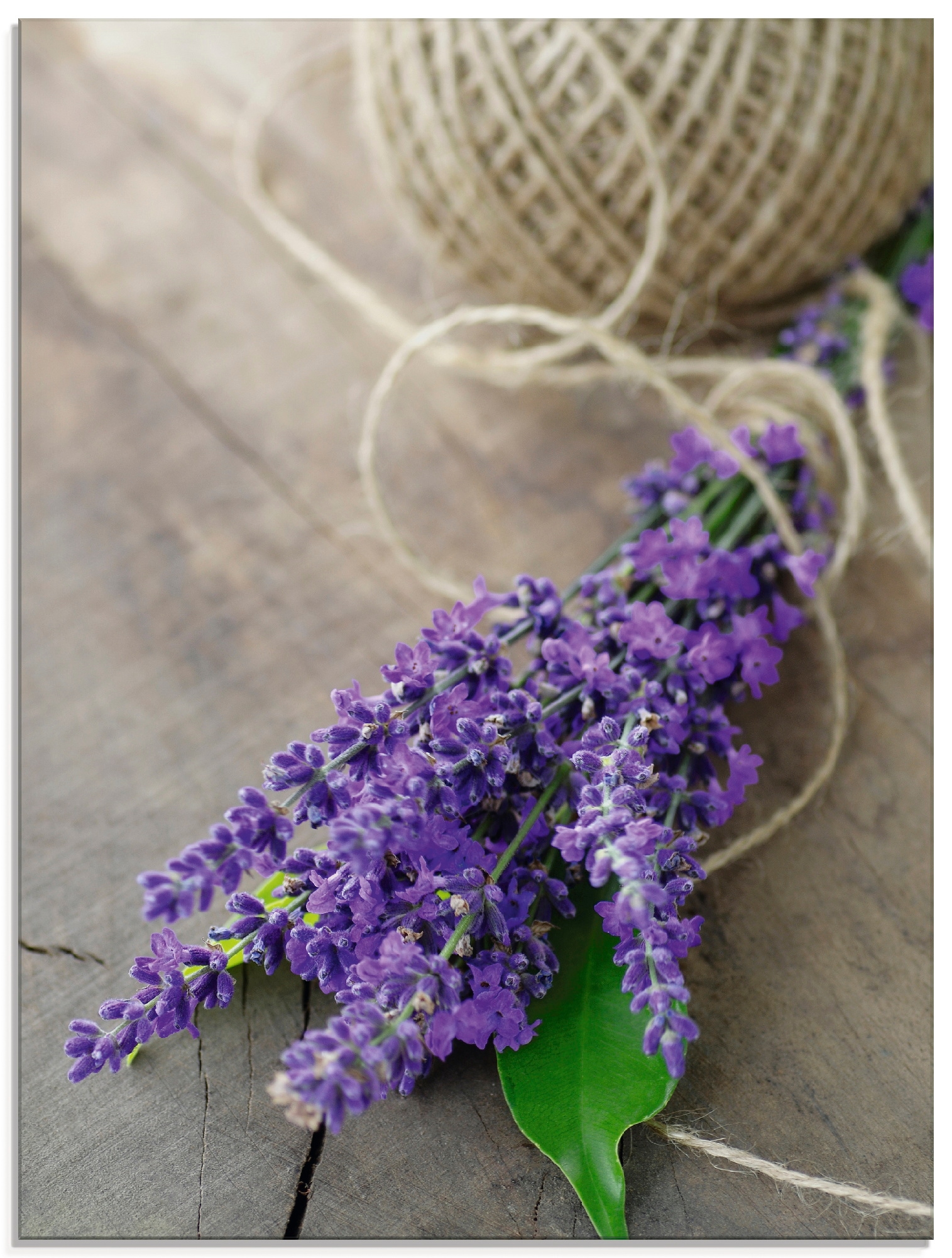 Artland Glasbild "Lavendel Strauß", Blumen, (1 St.), in verschiedenen Größe günstig online kaufen