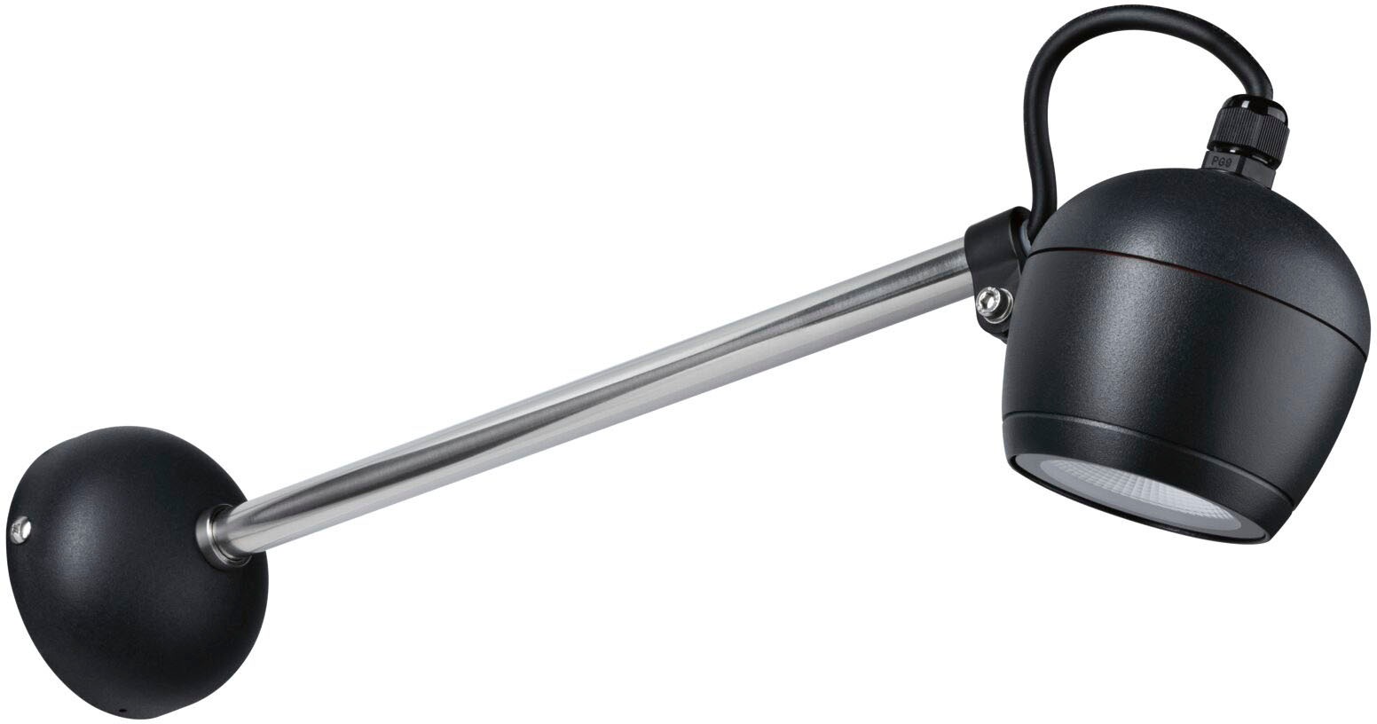 Paulmann LED Außen-Wandleuchte »Kikolo 230V 60° 3000K anthrazit« 1 Stk. Warmweiß