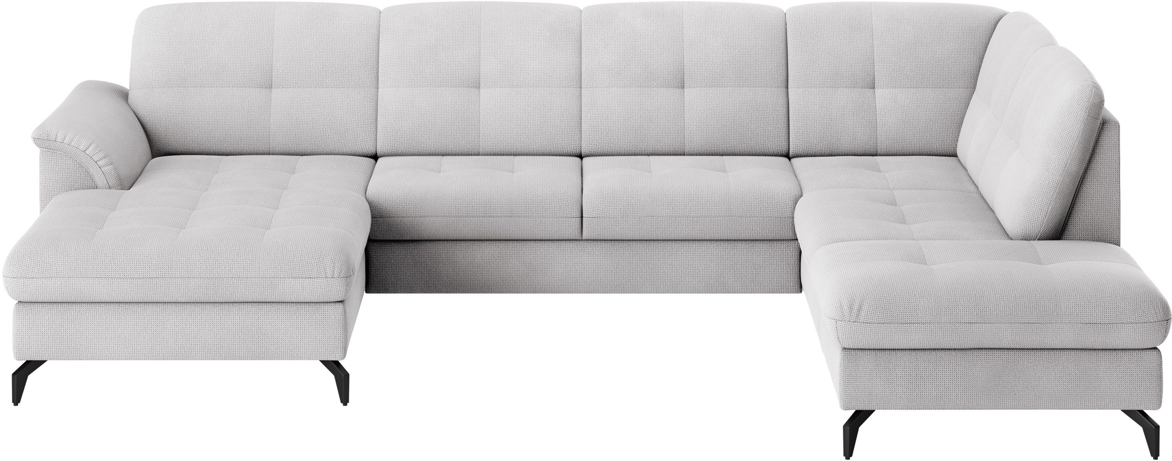 sit&more Wohnlandschaft »Zora U-Form«, wahlweise mit Bettfunktion und Bettkasten