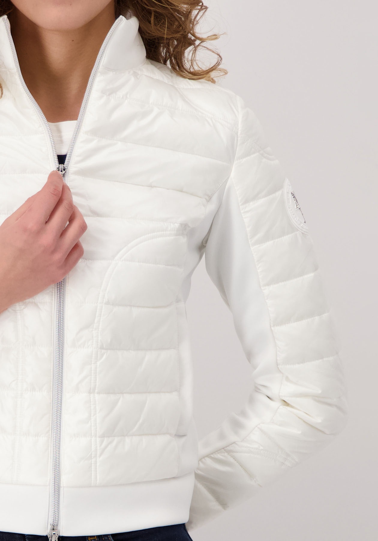 Monari Steppjacke, ohne Kapuze, mit Stehkragen