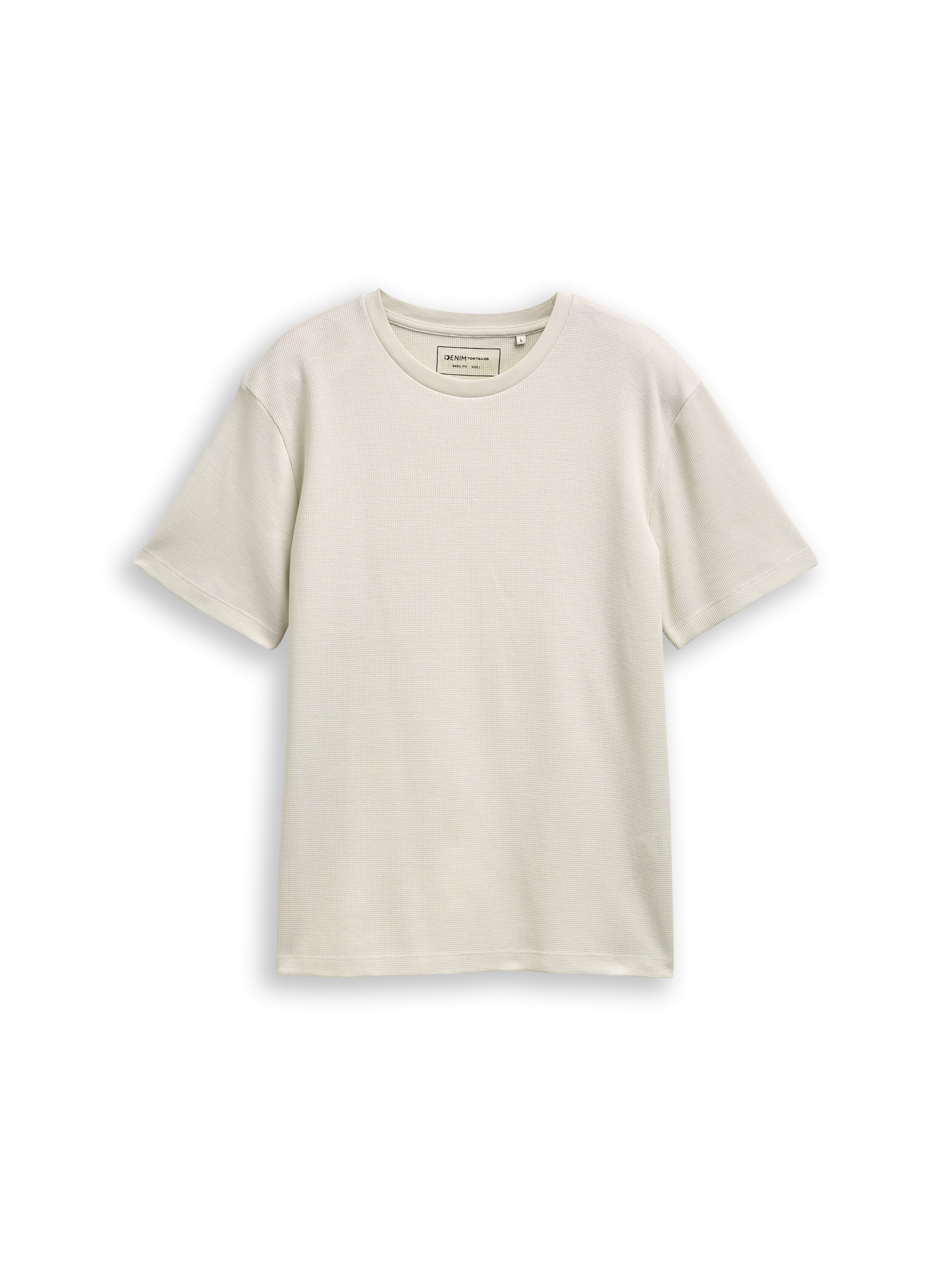 TOM TAILOR Denim T-Shirt in Piqué-Qualität