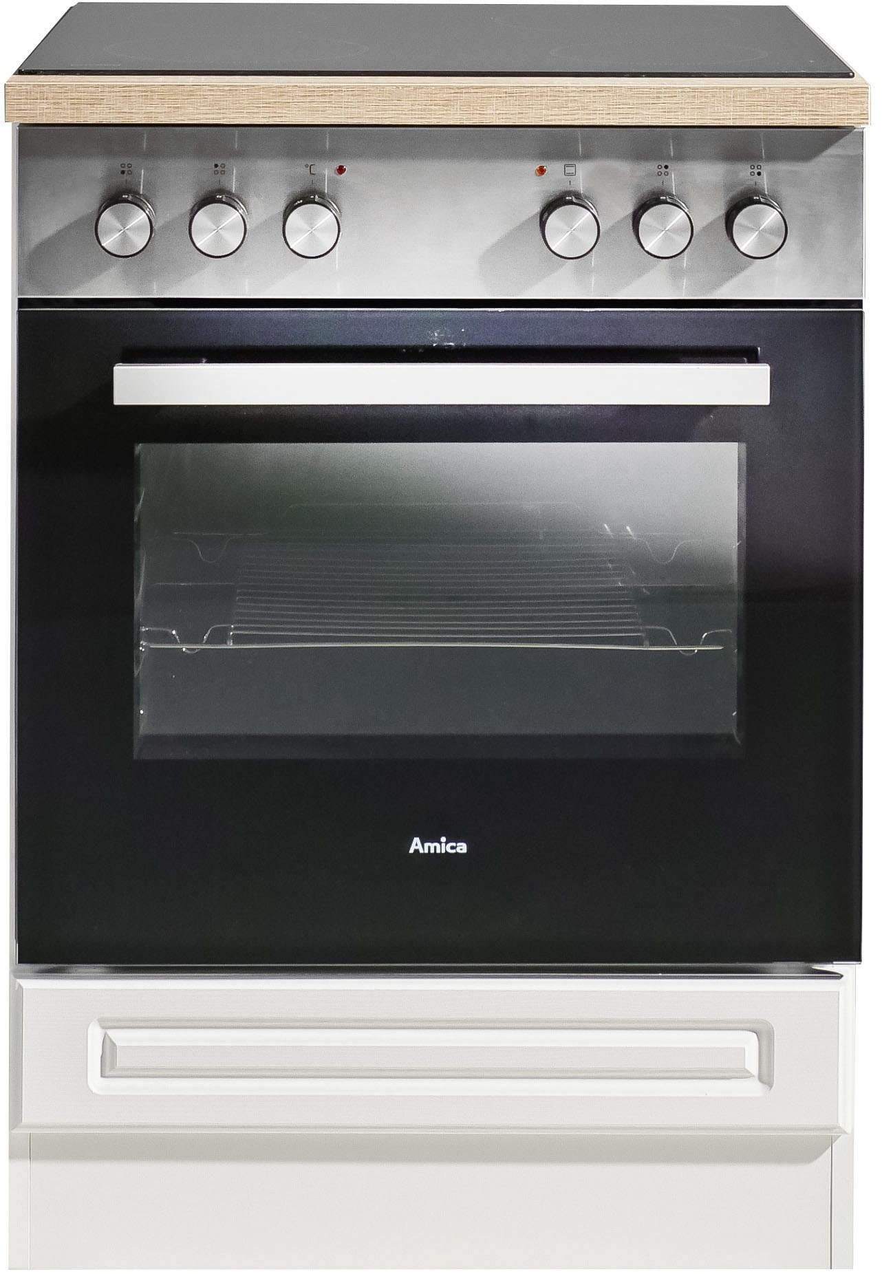 wiho Küchen Herdumbauschrank "Linz" 60 cm breit, in Landhaus-Optik günstig online kaufen