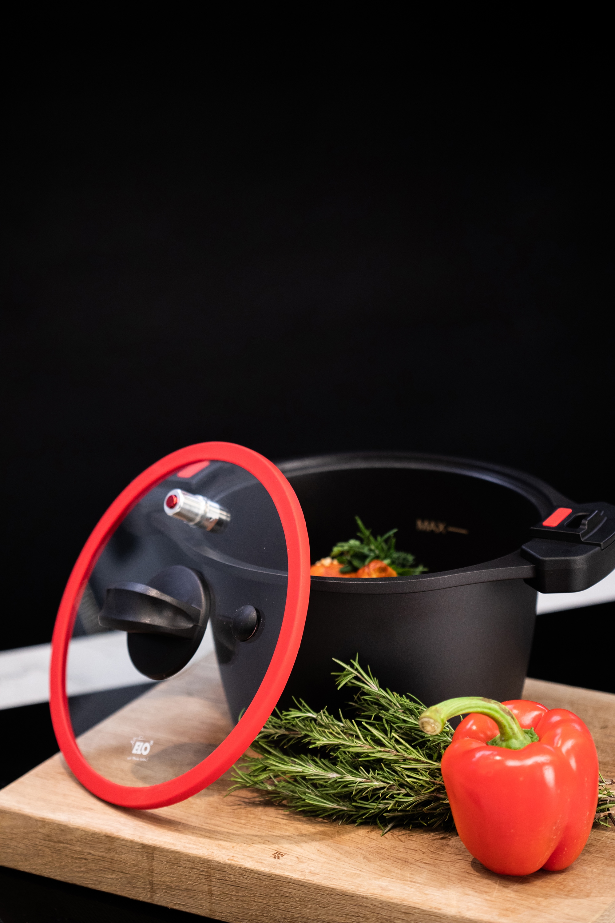Elo Dampfgartopf, Aluminiumguss, Dampfkochtopf, Ø 24 cm, 6 Liter, Induktion