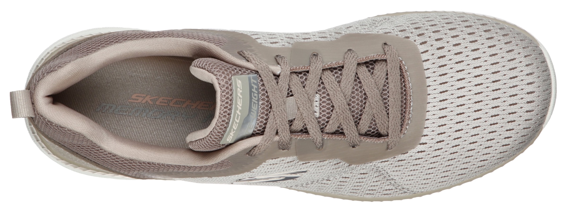 Skechers Sneaker »BOUNTIFUL - QUICK PATH«, Freizeitschuh, Halbschuh, Schnürschuh mit gepolsterter Innensohle