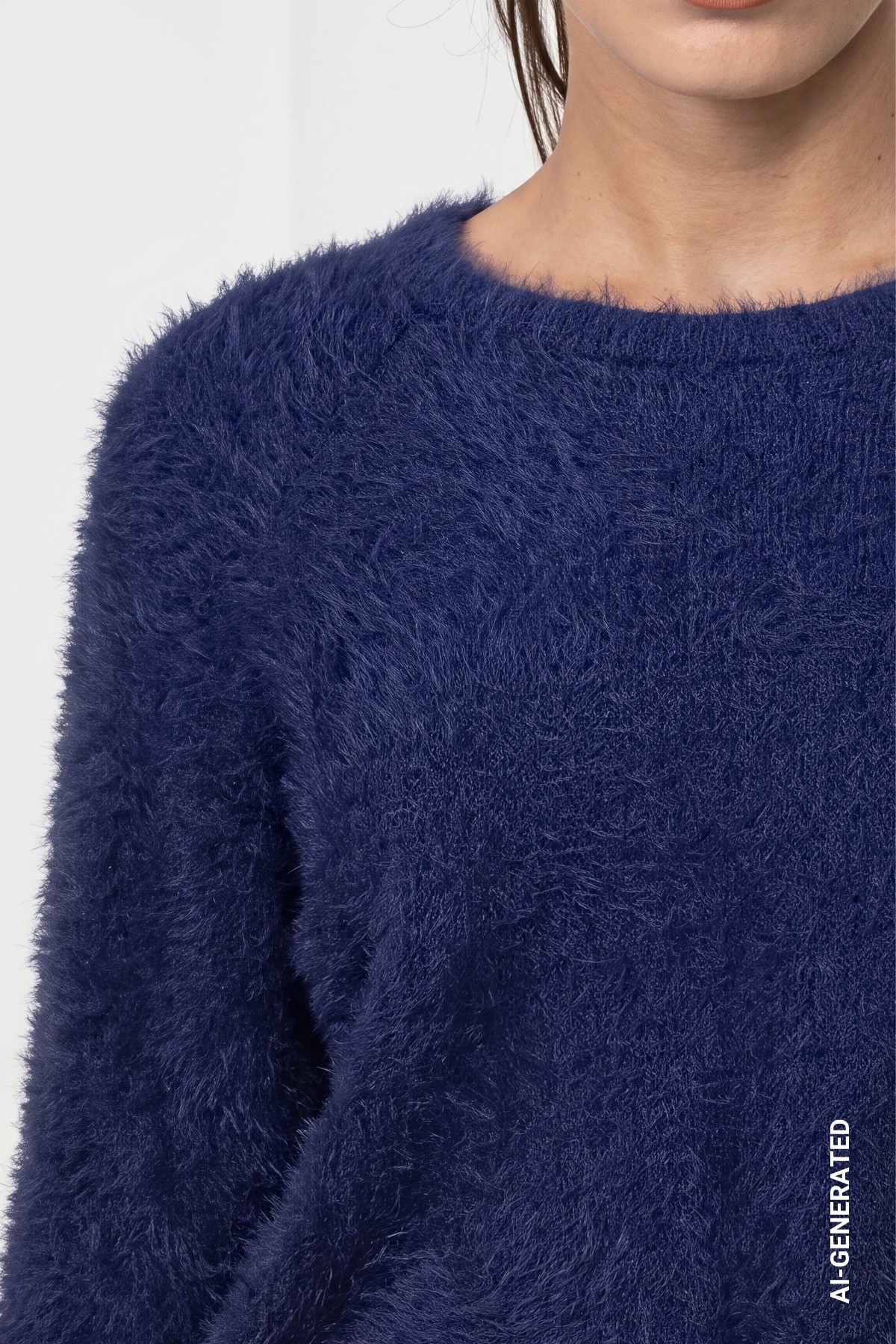 Monari Strickpullover »Pullover Plüsch« Regular fit mit flauschiger Haptik
