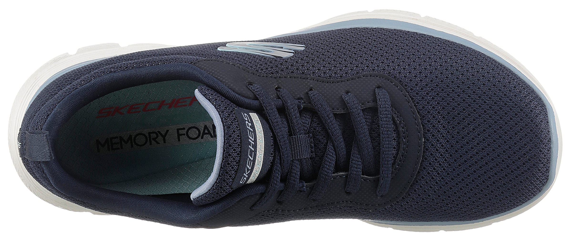 Skechers Sneaker »FLEX APPEAL 4.0 BRILLINAT VIEW«, Freizeitschuh, Halbschuh, Schnürschuh mit Air Cooled Memory Foam
