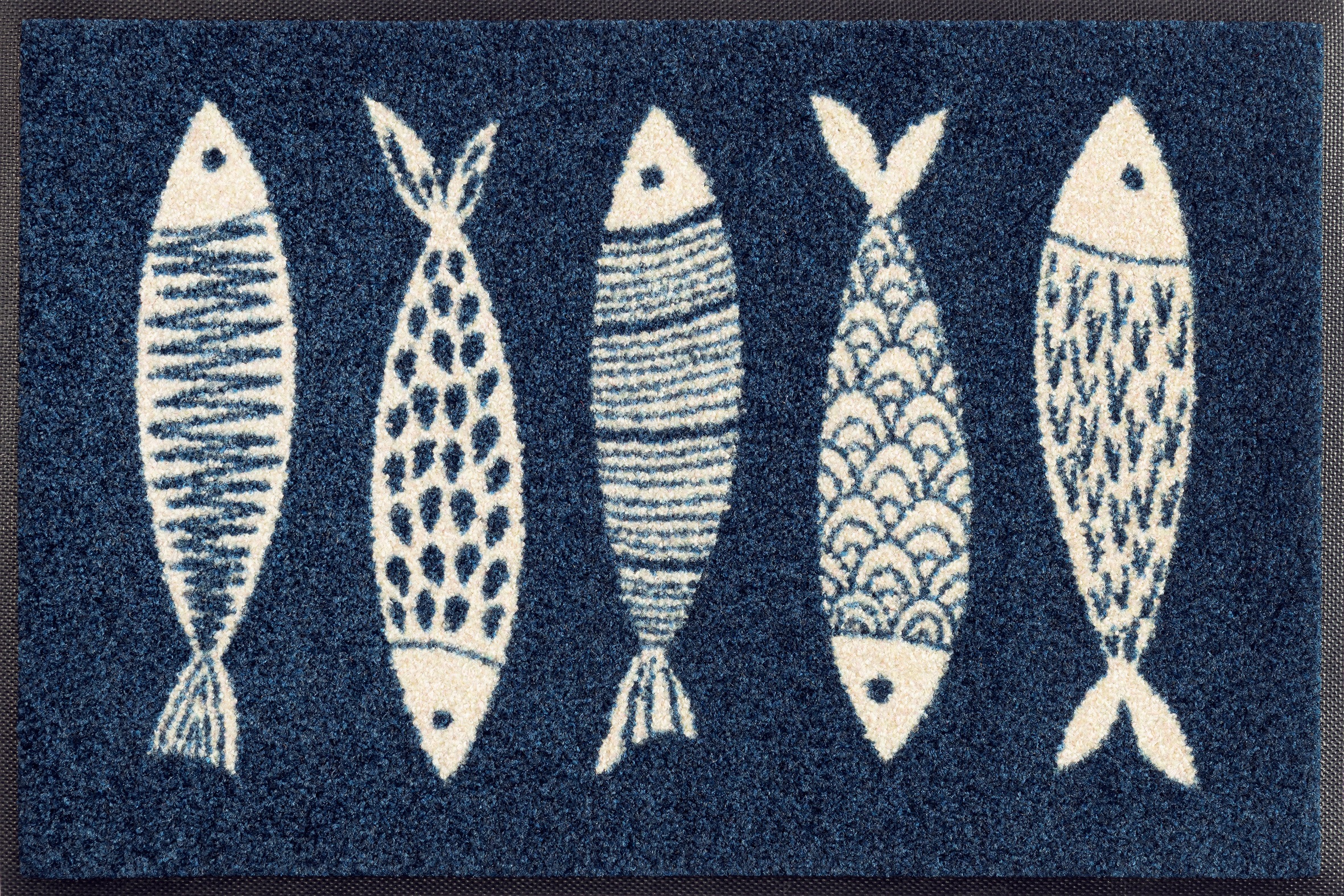 wash+dry by Kleen-Tex Fußmatte »und Läufer Fish Tango« rechteckig 7 mm Höhe