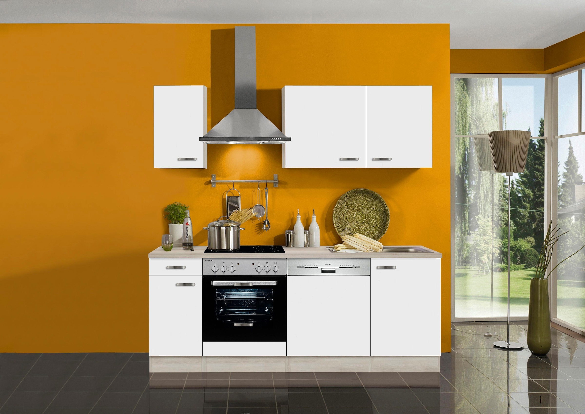 Küchenzeile kaufen OPTIFIT »Faro«, 210 Breite ohne auf cm E-Geräte, Rechnung