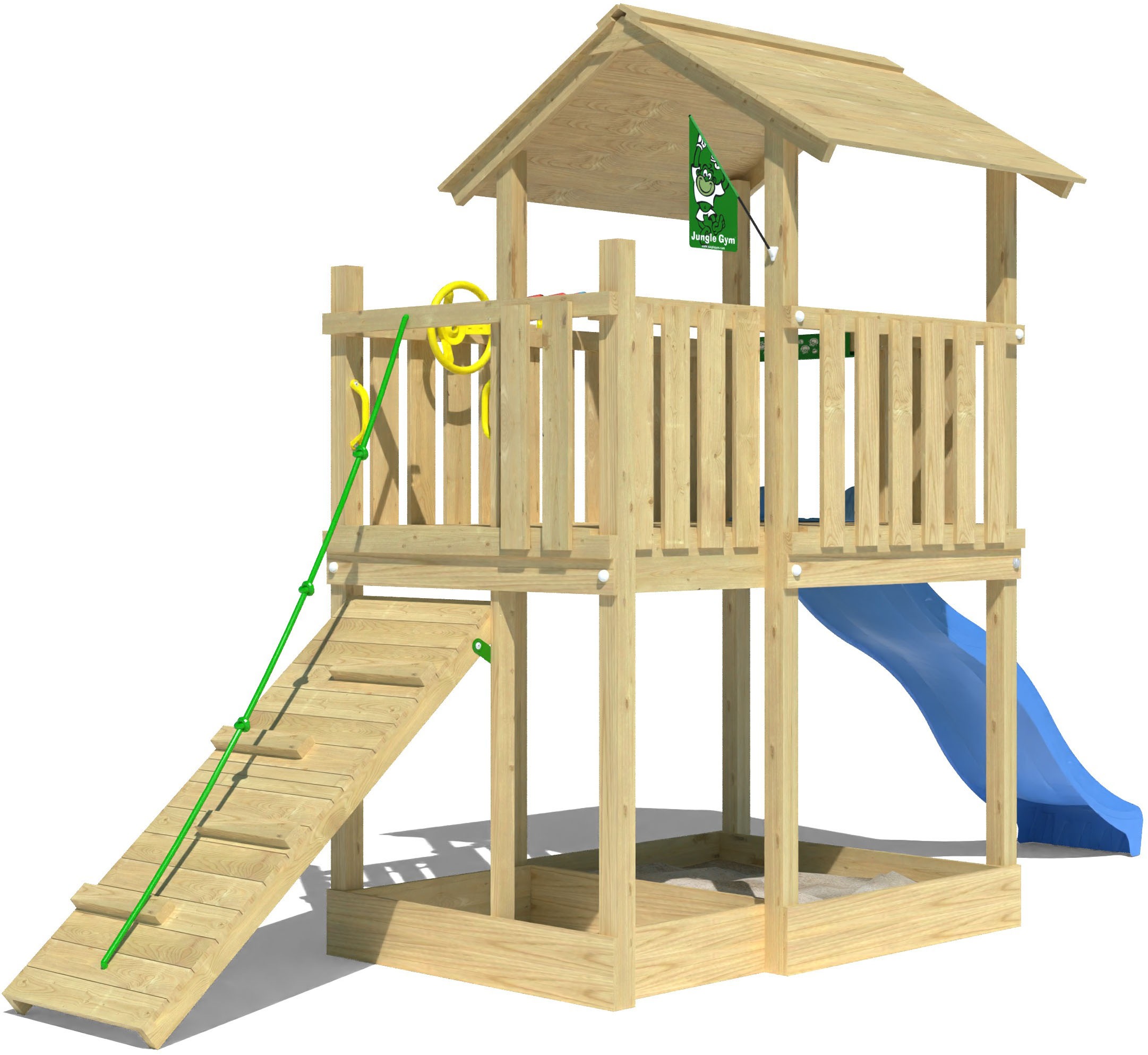 Jungle Gym Spielturm »Drift« Spielanlage inklusive Rutsche mit Wasseranschluss