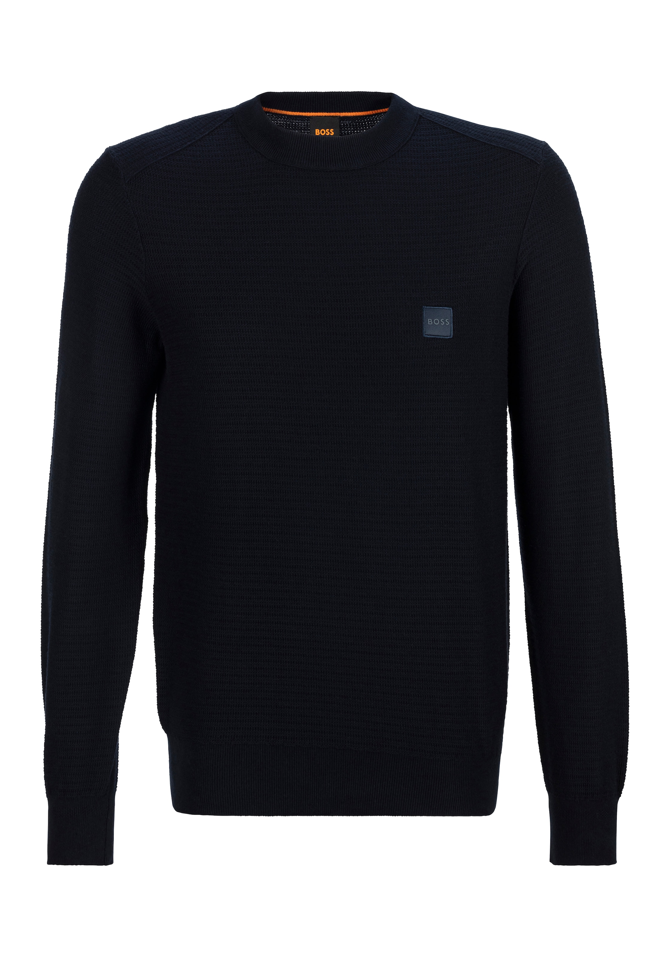 BOSS ORANGE Strickpullover »Anion«, mit BOSS-Badge