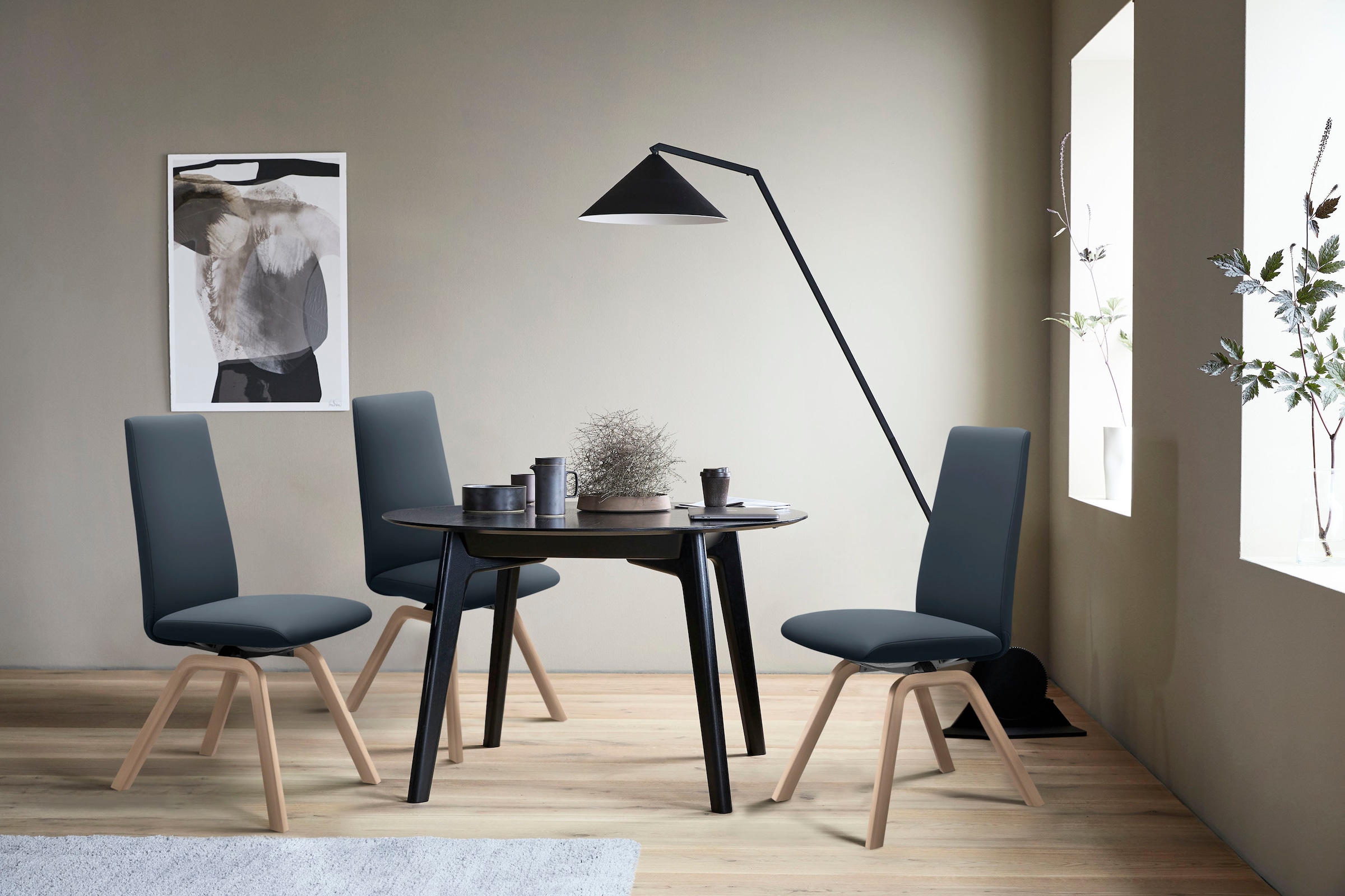 Stressless® Polsterstuhl »Laurel« () High Back, Größe M, mit schräggestellt günstig online kaufen