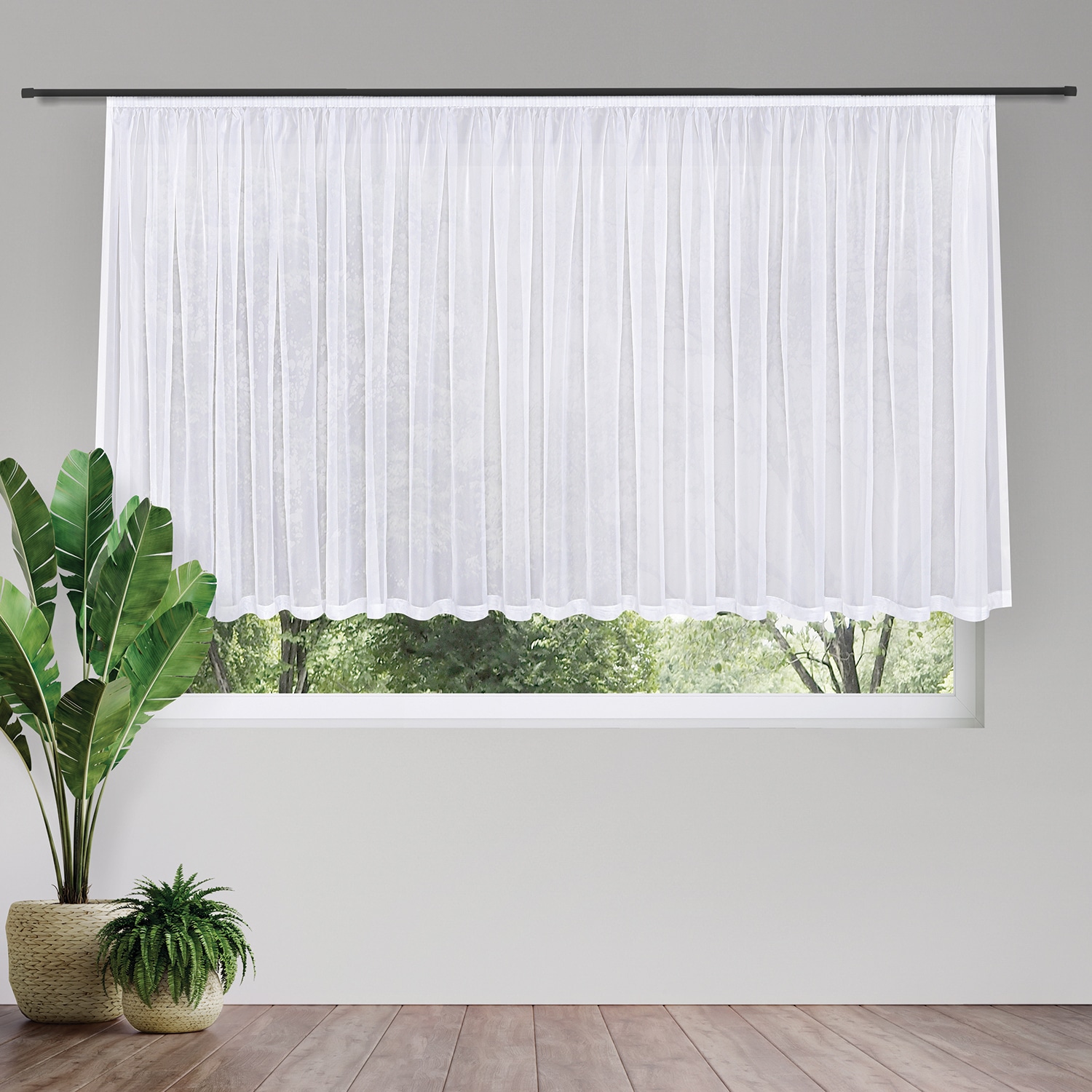 Gerster Gardine »Jody«, (1 St.), Fertig konfektionierter Store aus Voile