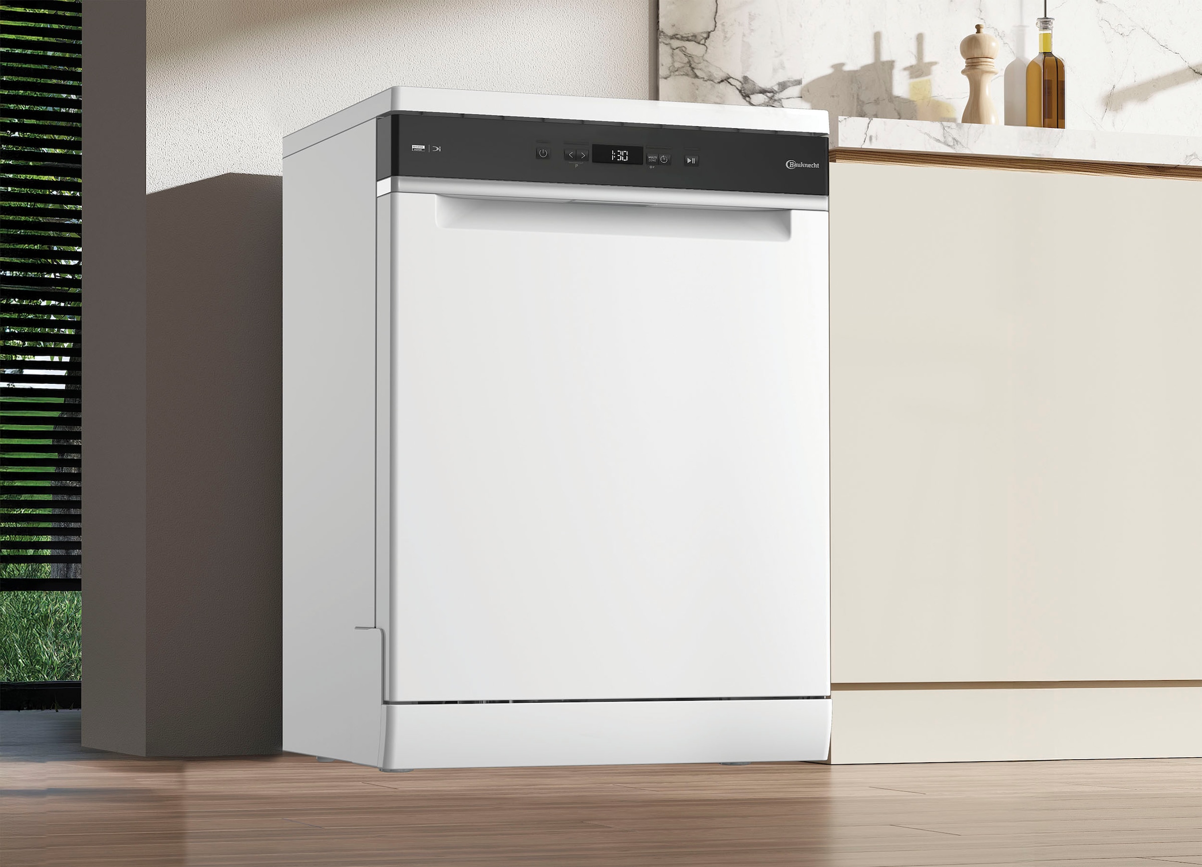 BAUKNECHT Standgeschirrspüler »OBFC Ecostar2 5320« 8,9 l 14 tlg. Maßgedecke Glass Care – schonende Reinigung für empfindliche Gläser