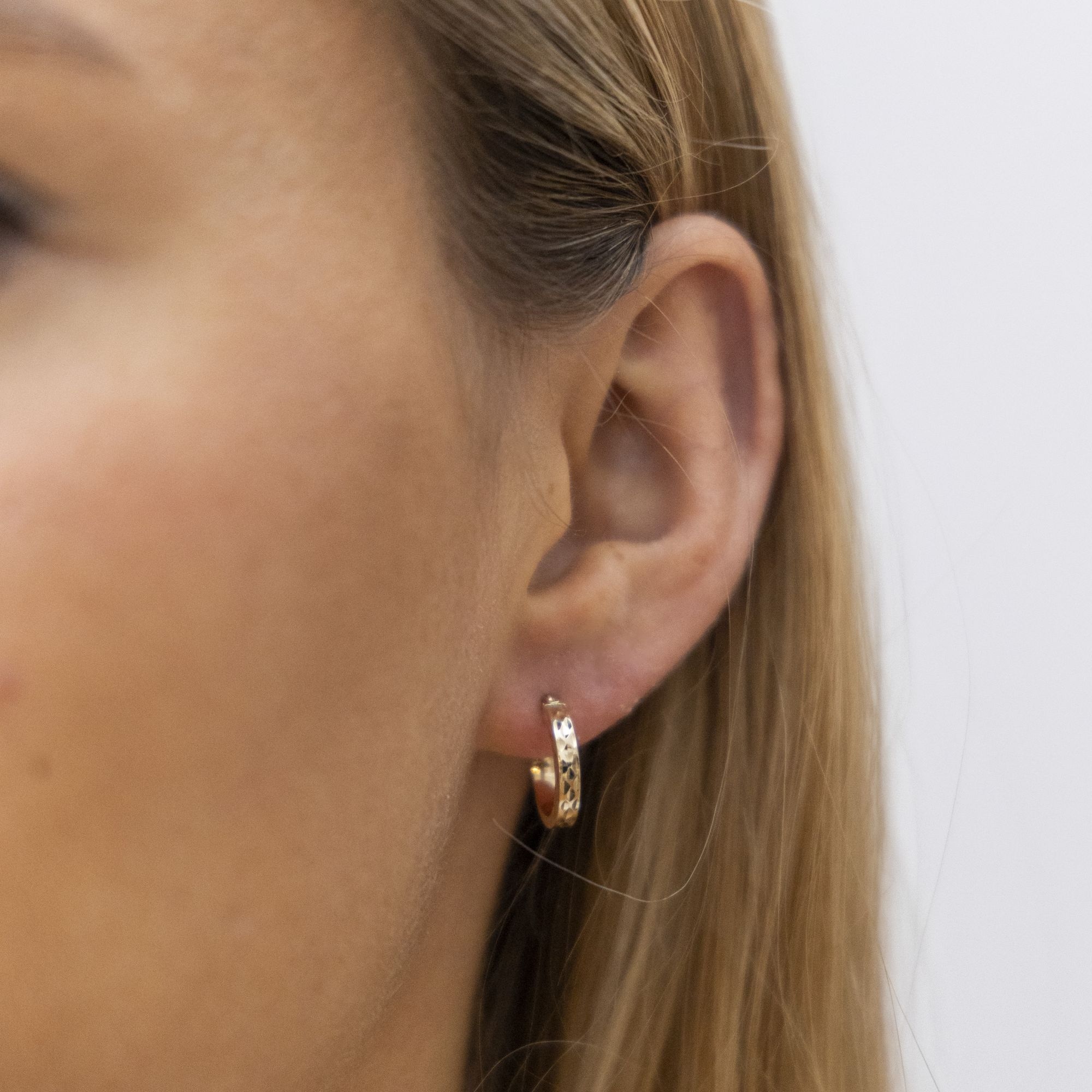 Fascination by Ellen K. Paar Creolen »375 Gelbgold glanz diamantiert«