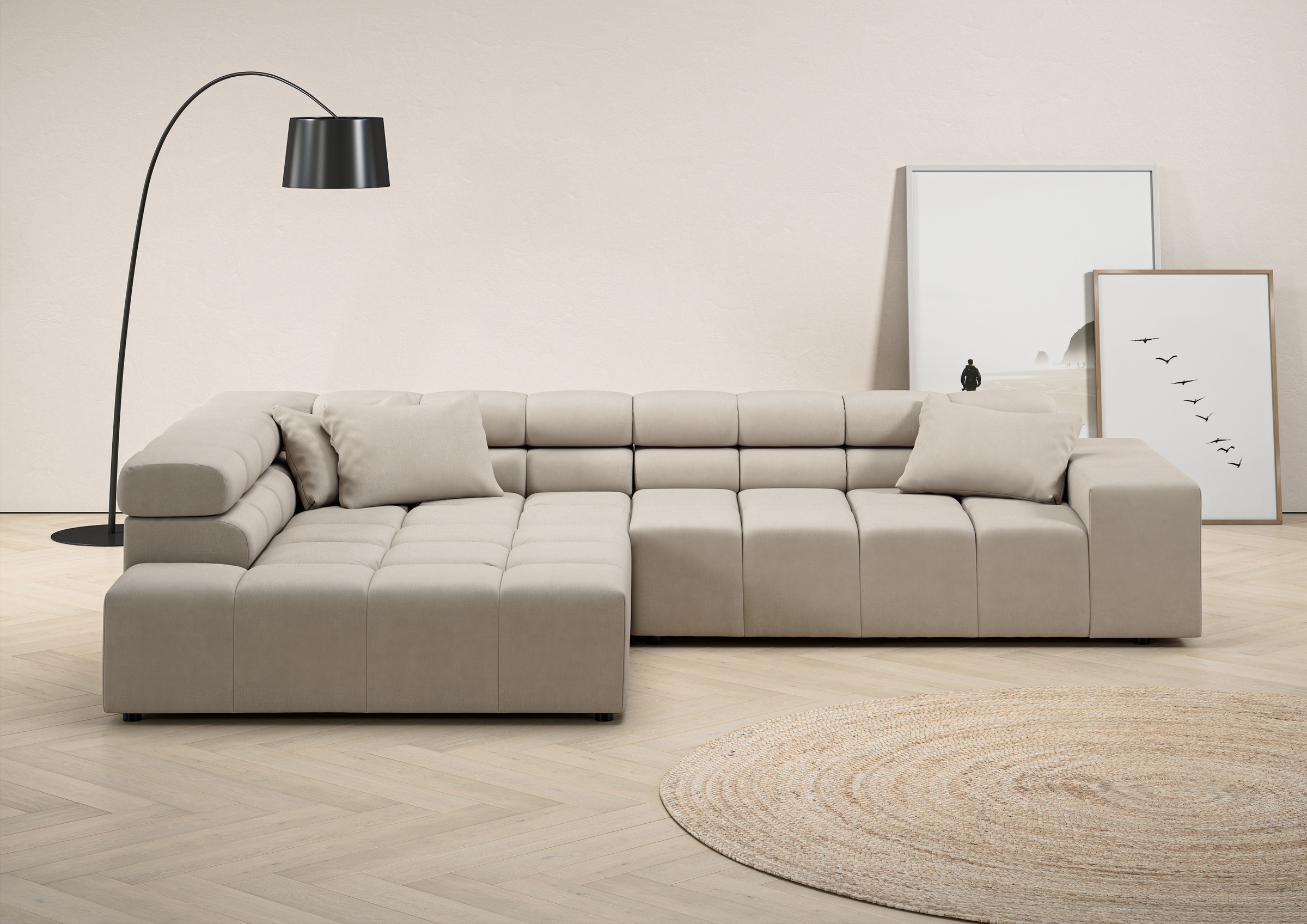 INOSIGN Ecksofa »Ancona incl. Kopfteilverstellung, OTTOs Choice, Breite 319 günstig online kaufen
