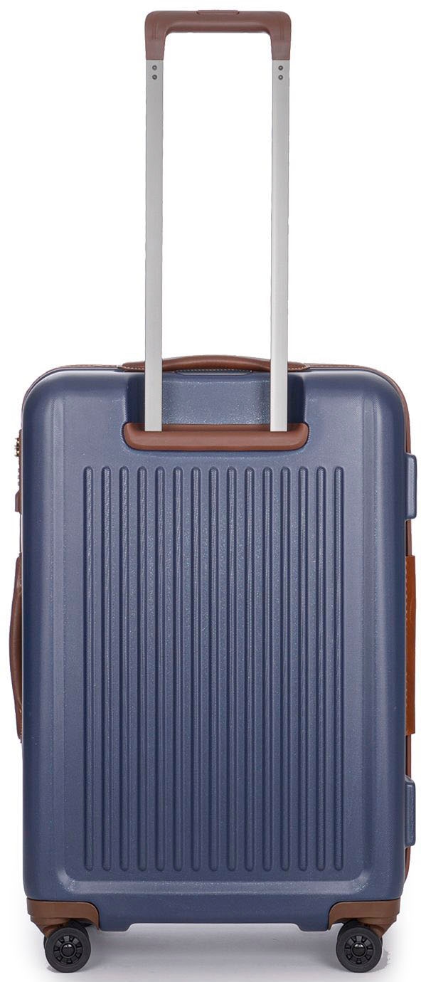 Stratic Hartschalen-Trolley »Merian M, navy«, 4 Rollen, Reisekoffer Reisegepäck Aufgabegepäck TSA-Zahlenschloss
