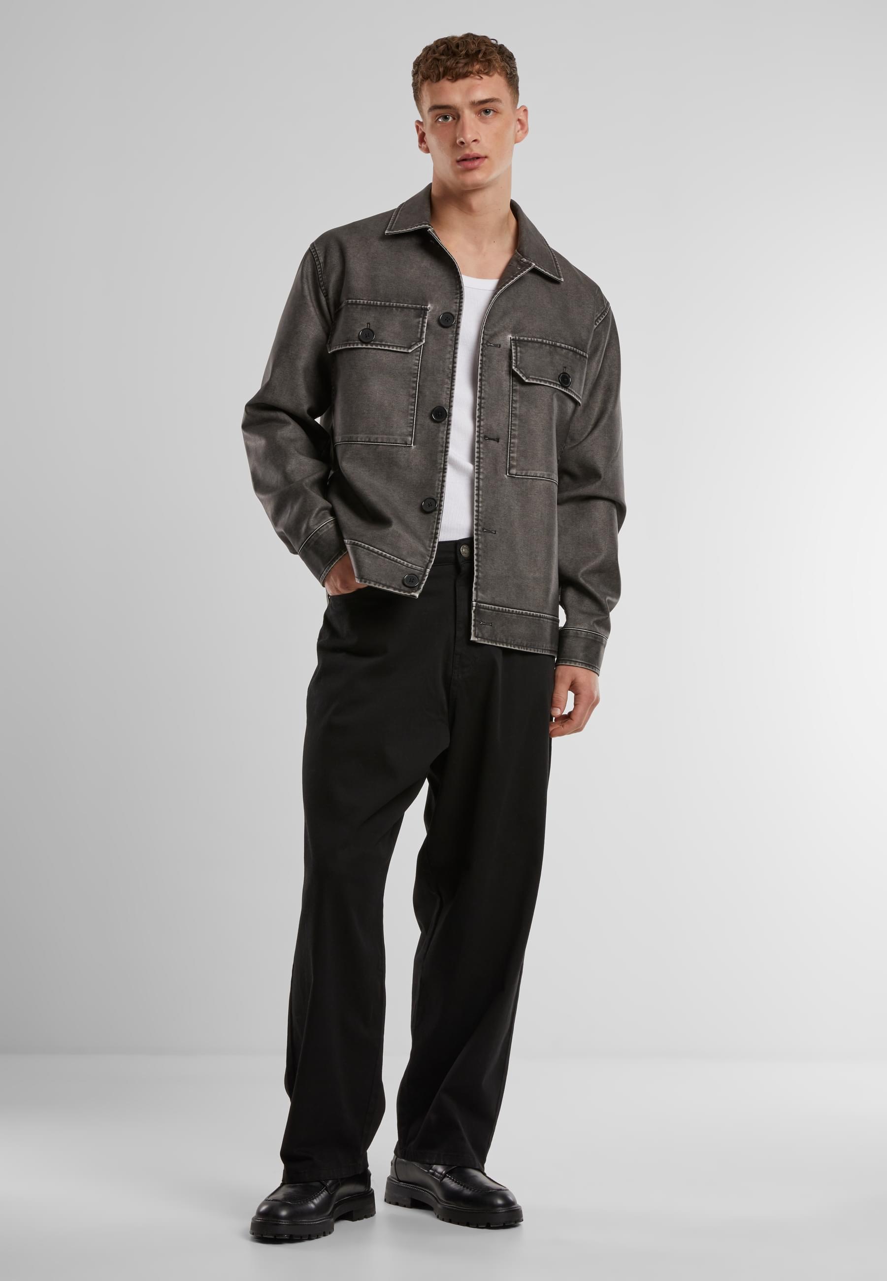 URBAN CLASSICS Stoffhose »Urban Classics Tapered Twill Baggy Pants«