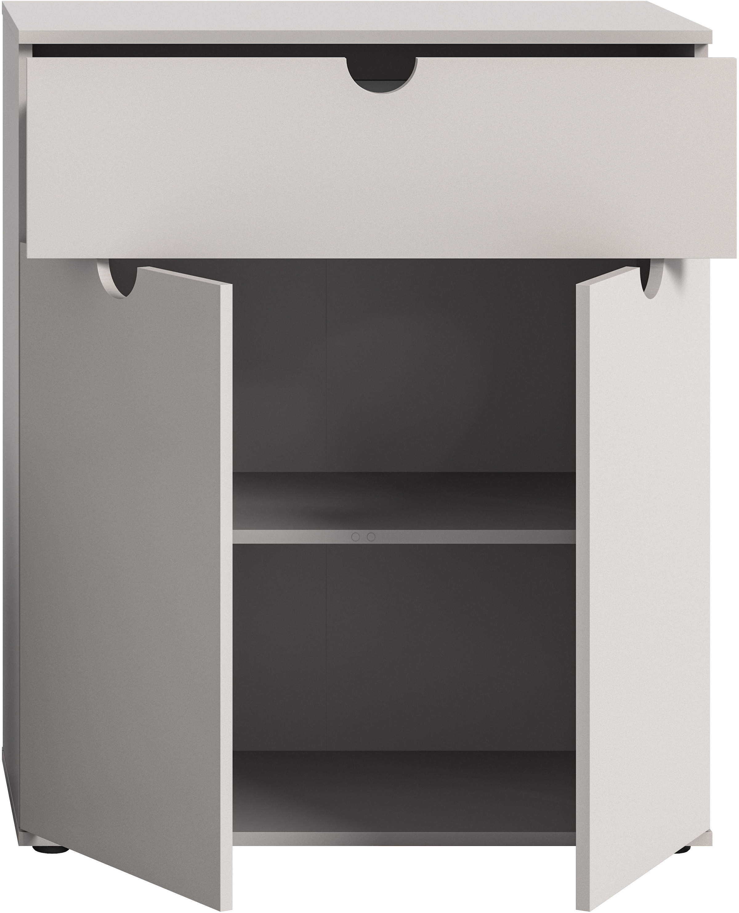INOSIGN Schuhkommode »Mataro, Breite 80 cm, 2 Türen, 1 Schubkasten, 2 Fächer«, Kommode, Schuhschrank, Dielenschrank, Anrichte, Sideboard