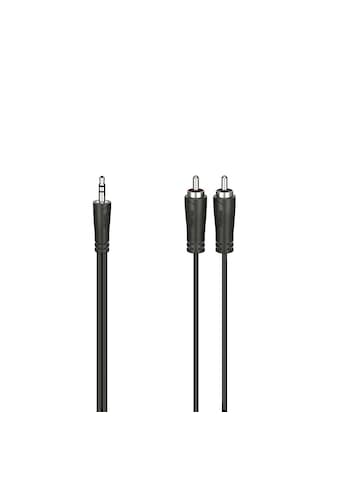 Audio-Kabel »Audio Kabel, 3,5-mm Klinkenstecker, 2 Cinch Stecker, Stereo«,...