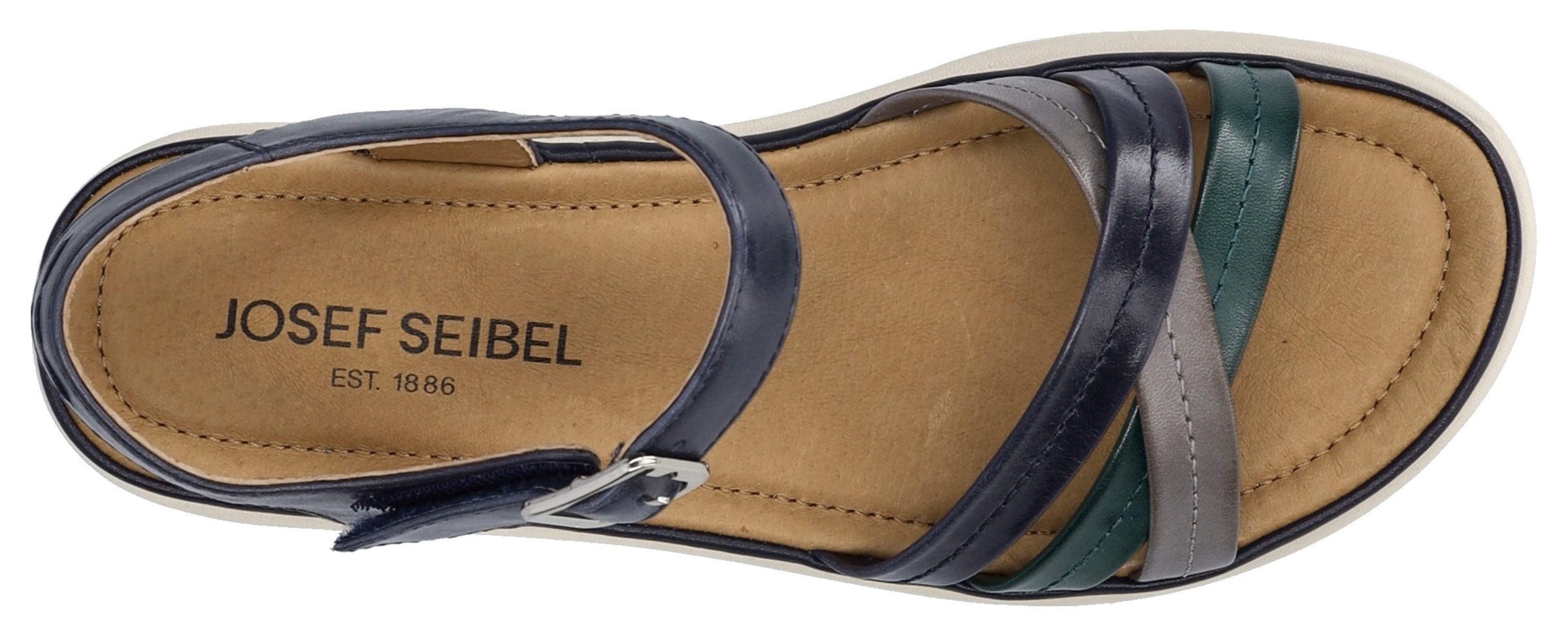 Josef Seibel Sandale »Sevran 02«  , Plateausandale, Keilsandale mit modischer Kreuzbandage