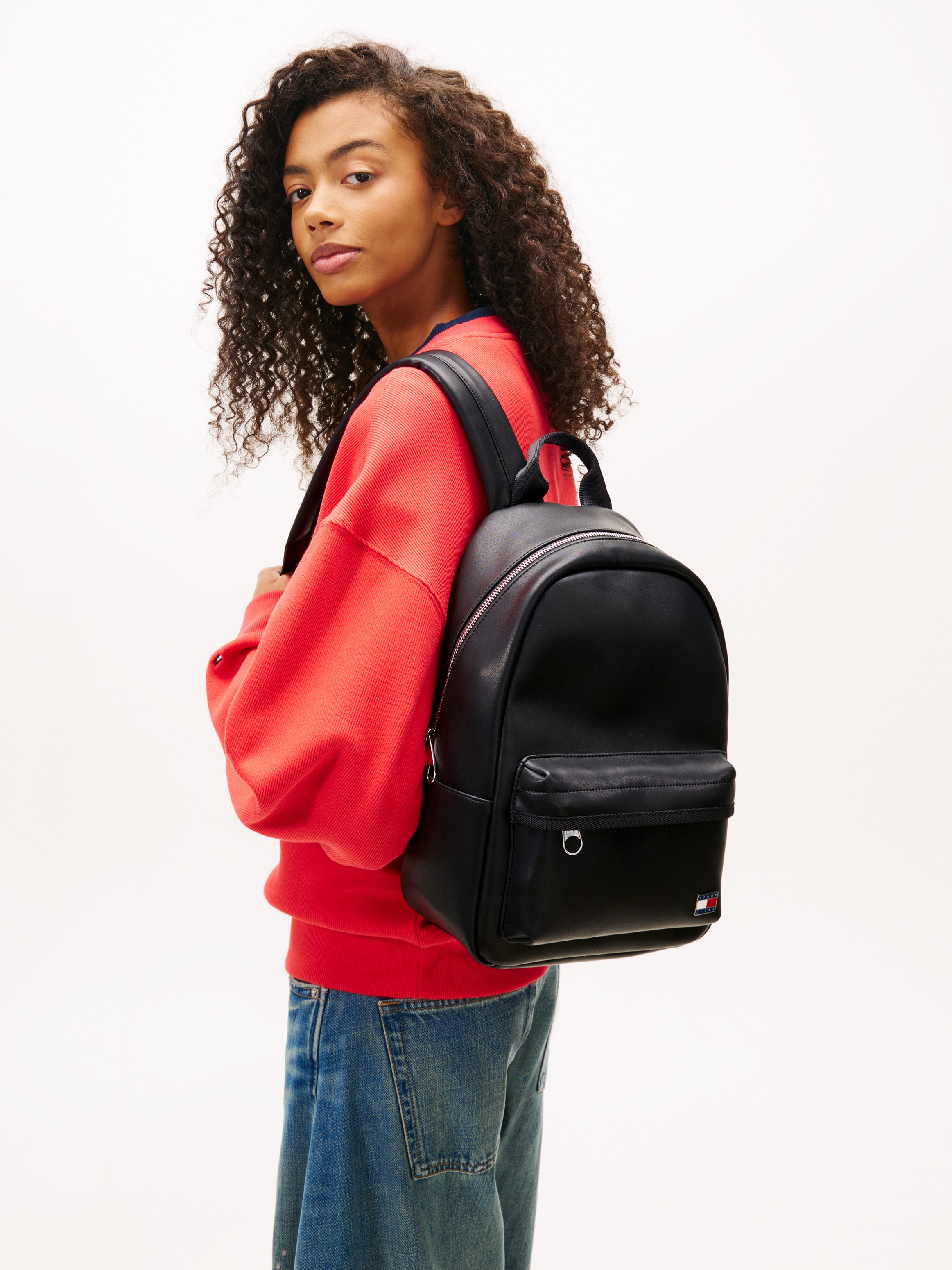 Tommy Jeans Cityrucksack »TJW DAILY ELEVATED BACKPACK« , Damen Freizeitrucksack, Alltagsrucksack mit Netzfach innen