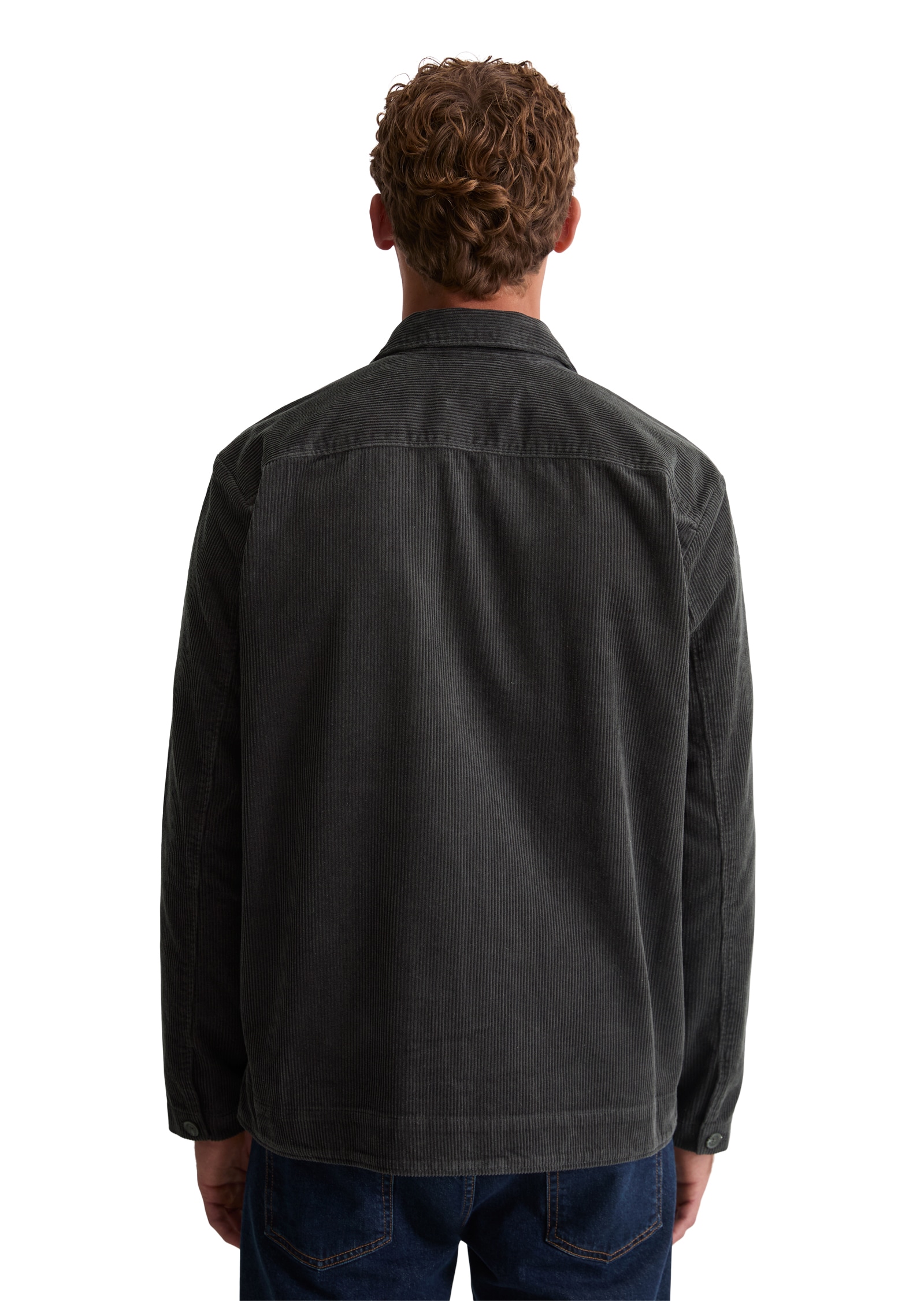 Marc O'Polo Hemdjacke, Reißverschluss, Brusttaschen, Lockerer Fit