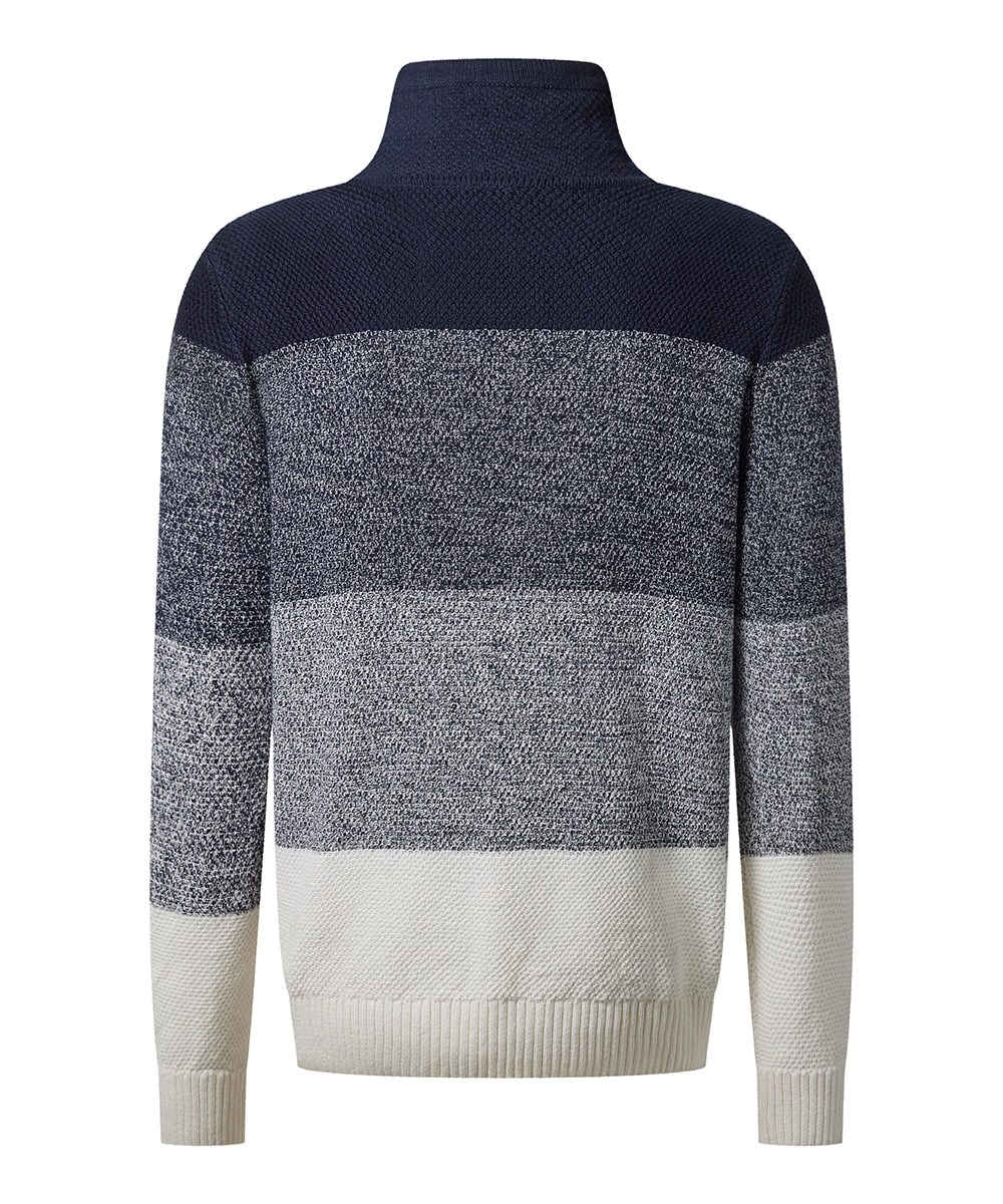 Pioneer Authentic Jeans Strickpullover »Knit 1/1 Cowl neck b« mit Stehkragen und Colorblocking
