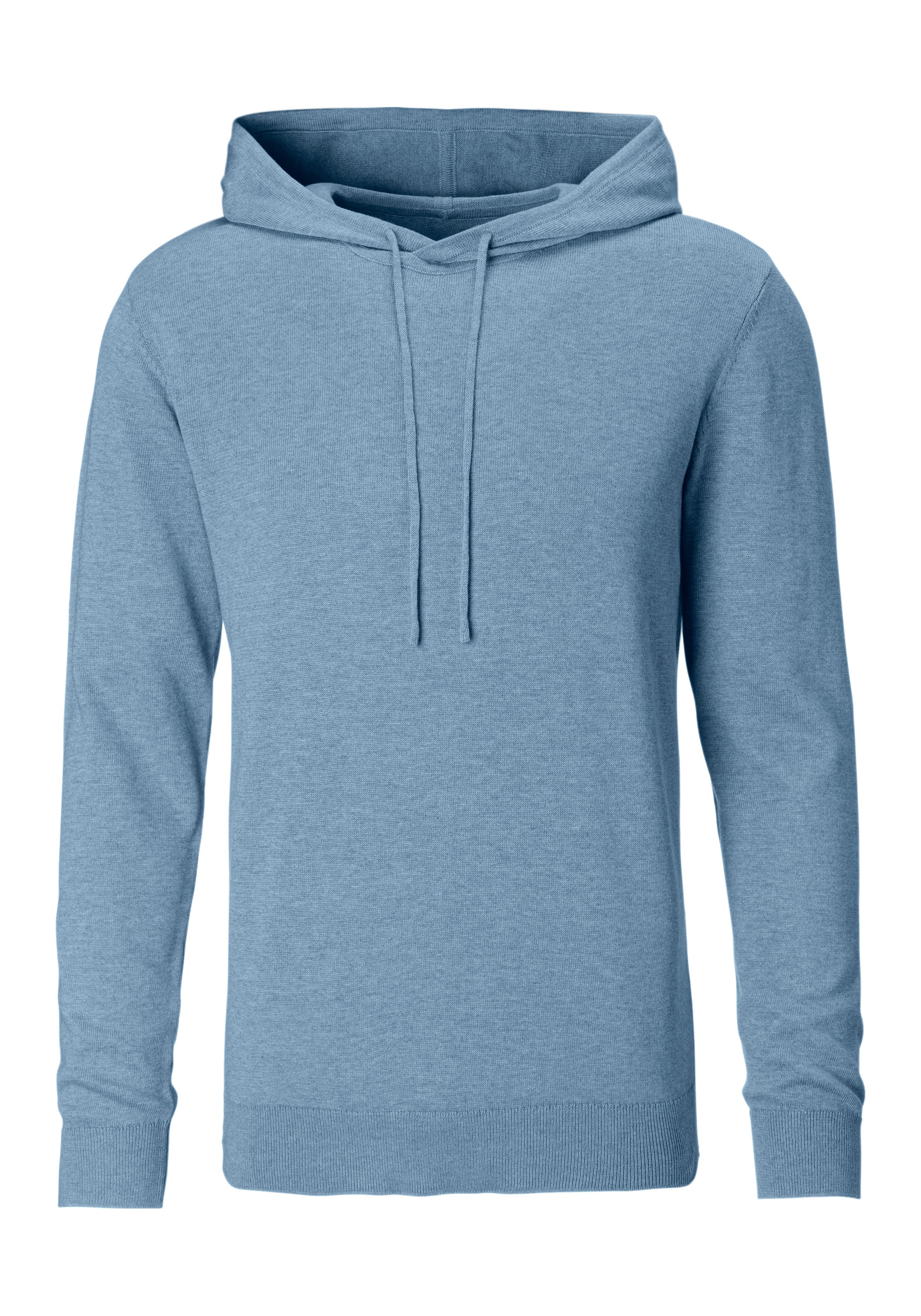 H.I.S Hoodie », Strickpullover mit Kapuze« Feinstrick aus pflegeleichter Baumwollmischung