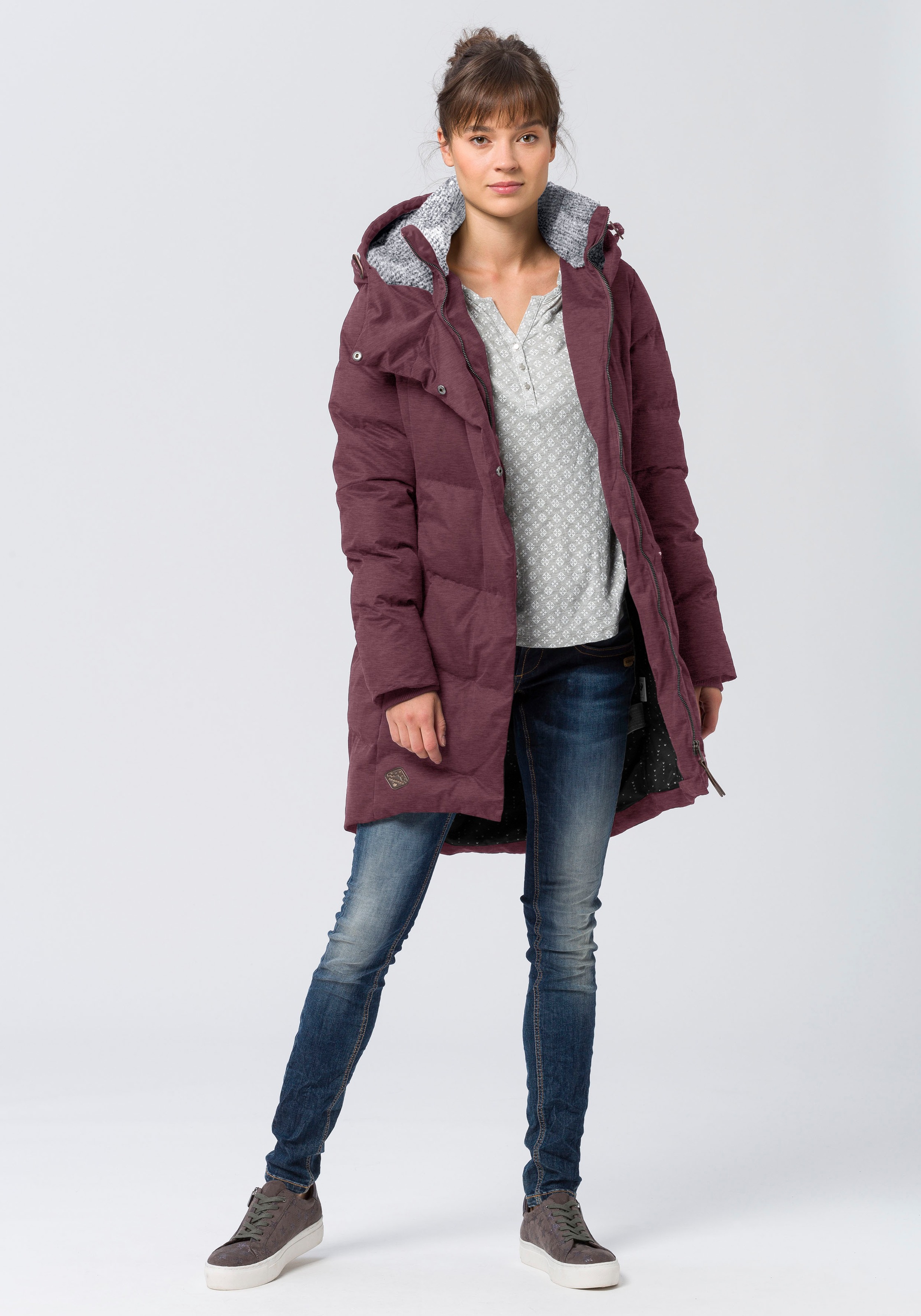 Ragwear Funktionsparka »PAVLA O«, mit Kapuze, Wind- und Atmungsaktive Kapuzenjacke