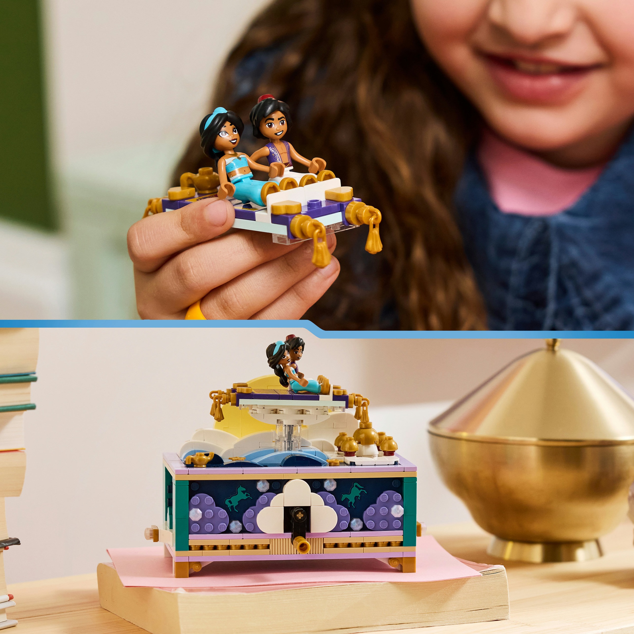 LEGO® Konstruktionsspielsteine »Jasmins Schmuckkästchen (43295), LEGO Disney Princess«