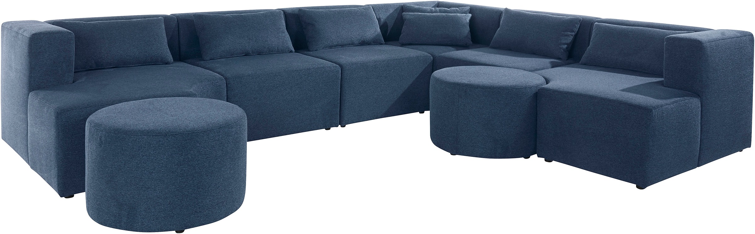 Leonique Ecksofa »Alexane L-Form« zusammengesetzt aus Modulen, in vielen Be günstig online kaufen