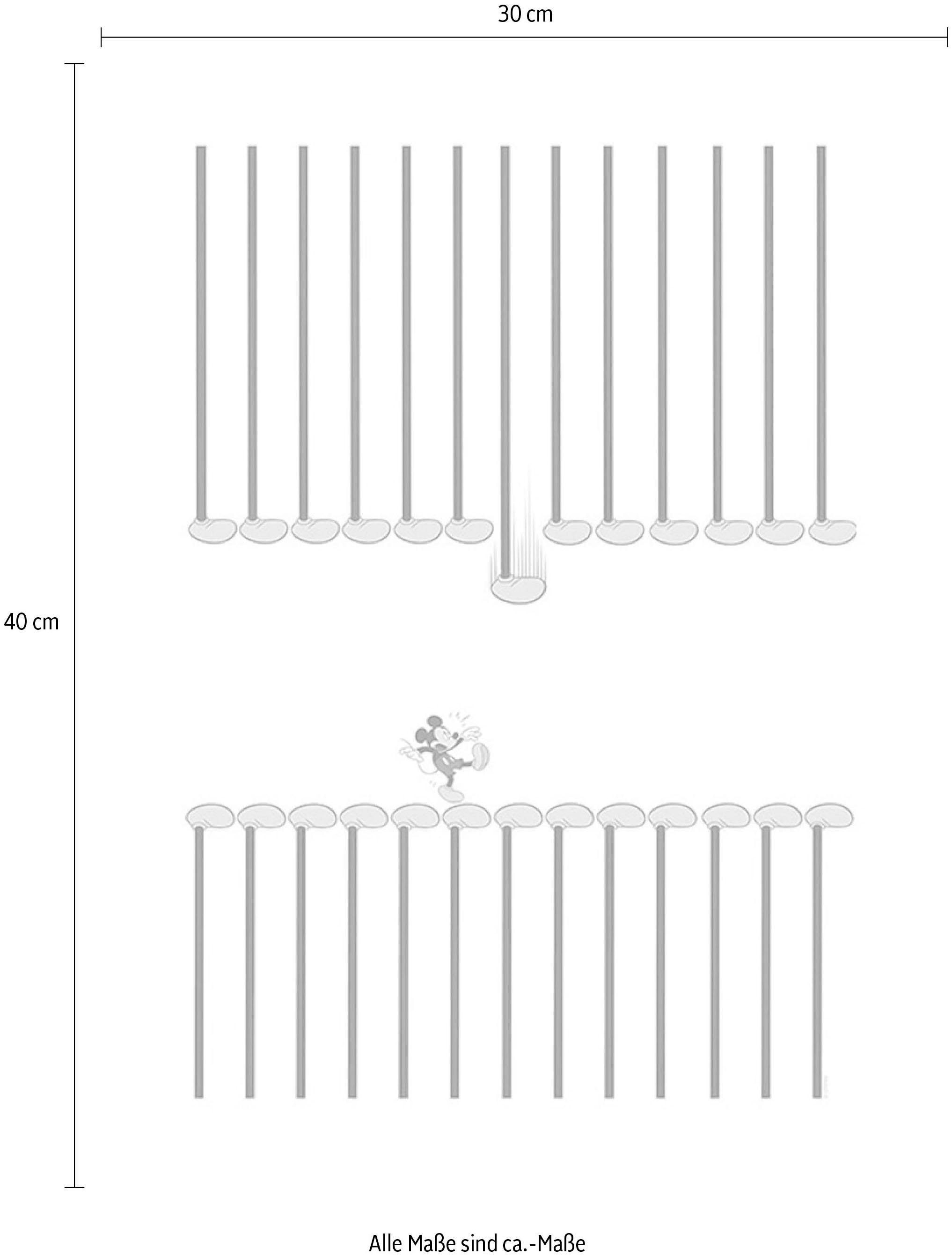 Komar Bild »Mickey Mouse Footlines«, Disney, (1 St.), Wandbild zur Dekoration im Kinderzimmer - ohne Rahmen