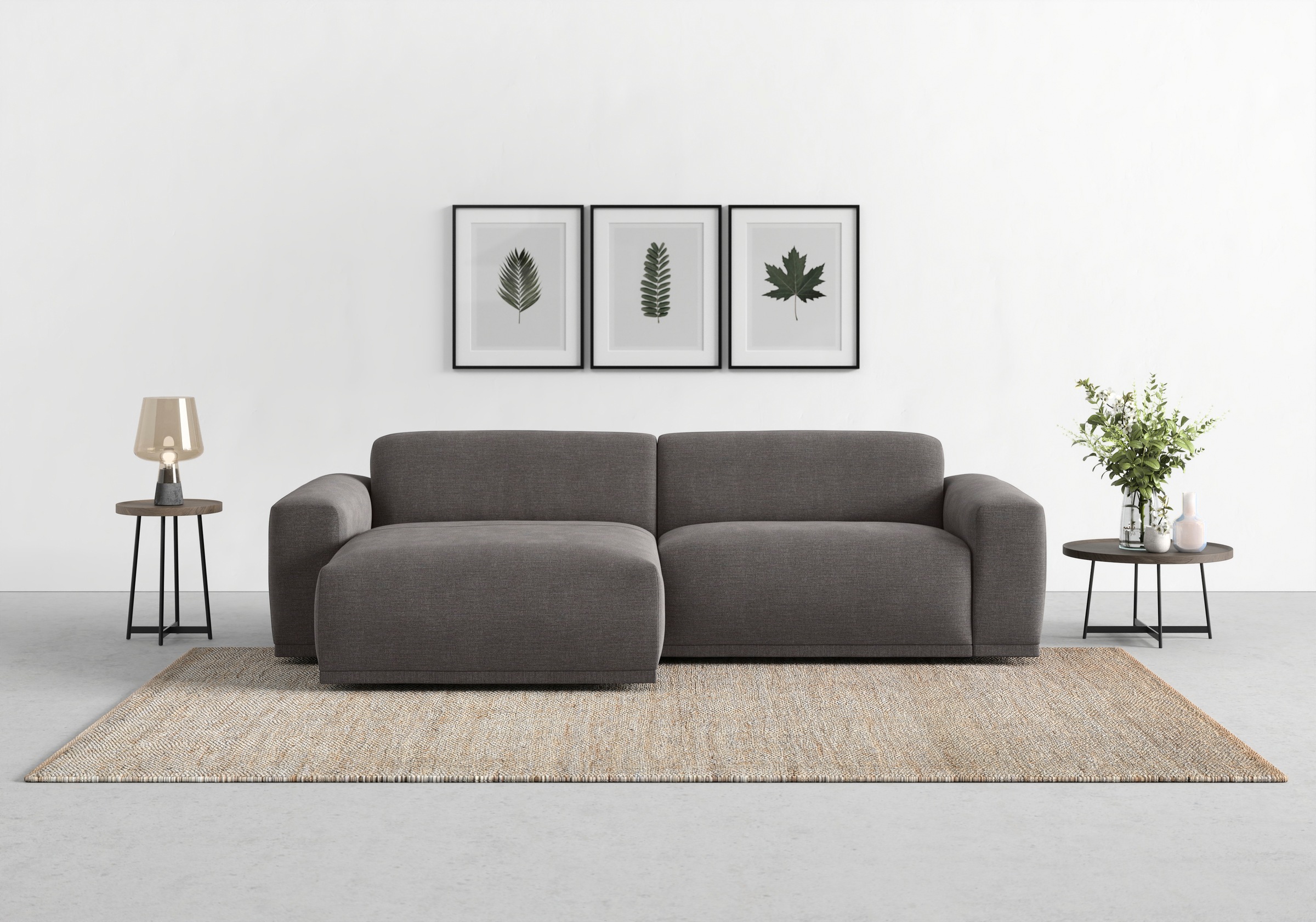 TRENDMANUFAKTUR Ecksofa "Braga, mit hochwertigem Kaltschaum, L-Form, in Cor günstig online kaufen