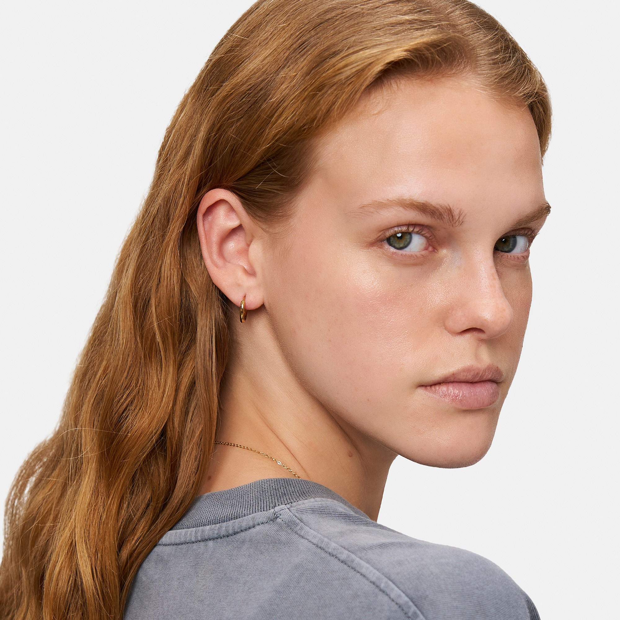 Liebeskind Berlin Paar Creolen »Schmuck Geschenk Edelstahl Ohrringe The Organic Treasure«, Einhänger abnehmbar