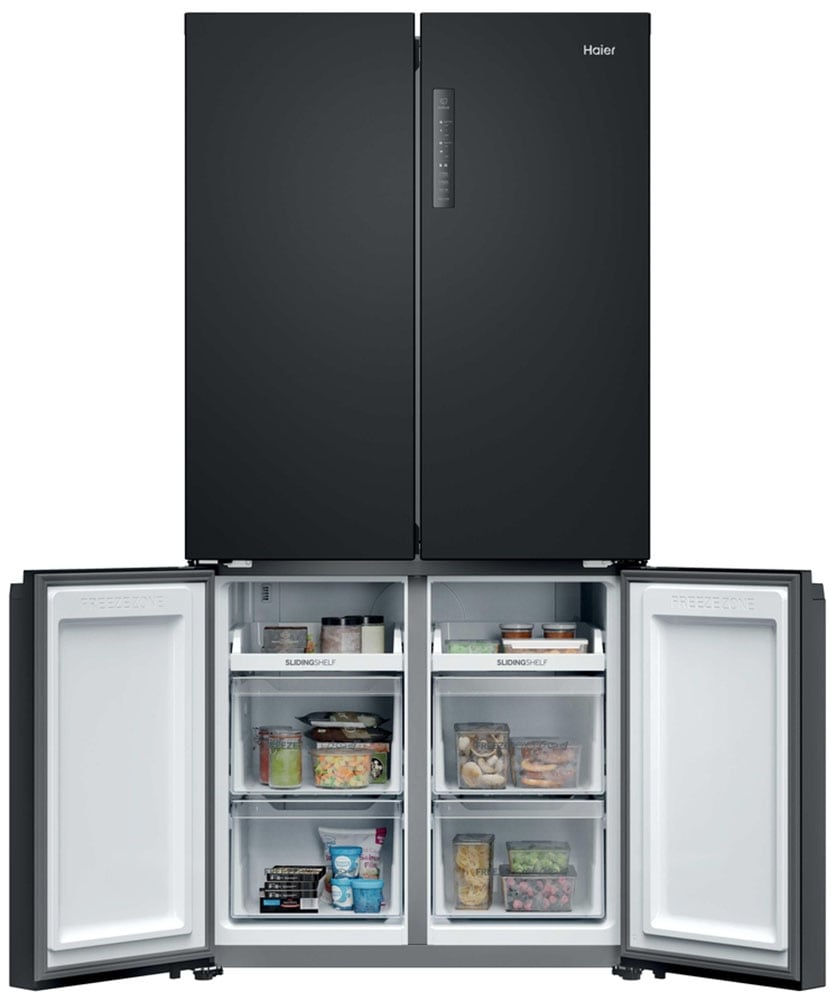 Haier Kühl-/Gefrierkombination Cube 90 »HCR39F19ENPT« 190,5 cm hoch 90,8 cm breit Humidity Zone: Obst, Gemüse und Salat 2x länger frisch halten