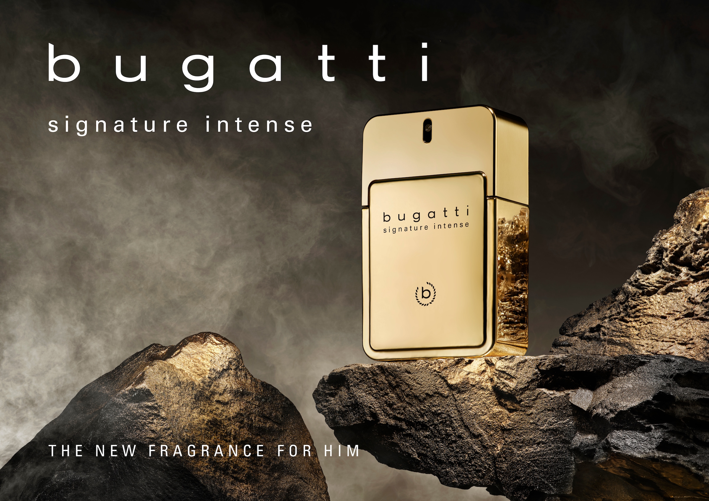 bugatti Eau de Parfum »bugatti signature intense for him EdP 100ml« mit Knopfverschlusssystem